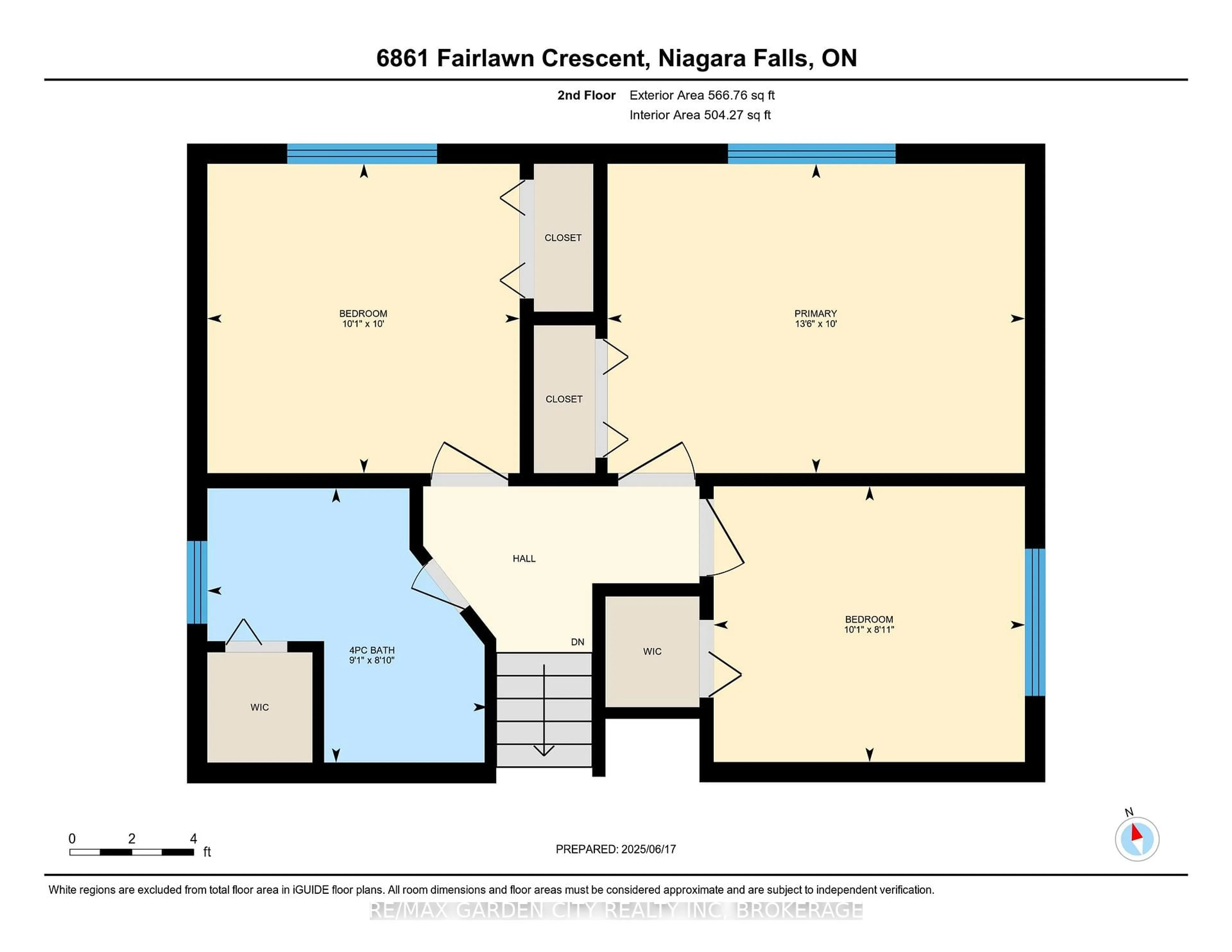 Floor plan for 6861 FAIRLAWN Cres, Niagara Falls Ontario L2G 5B1