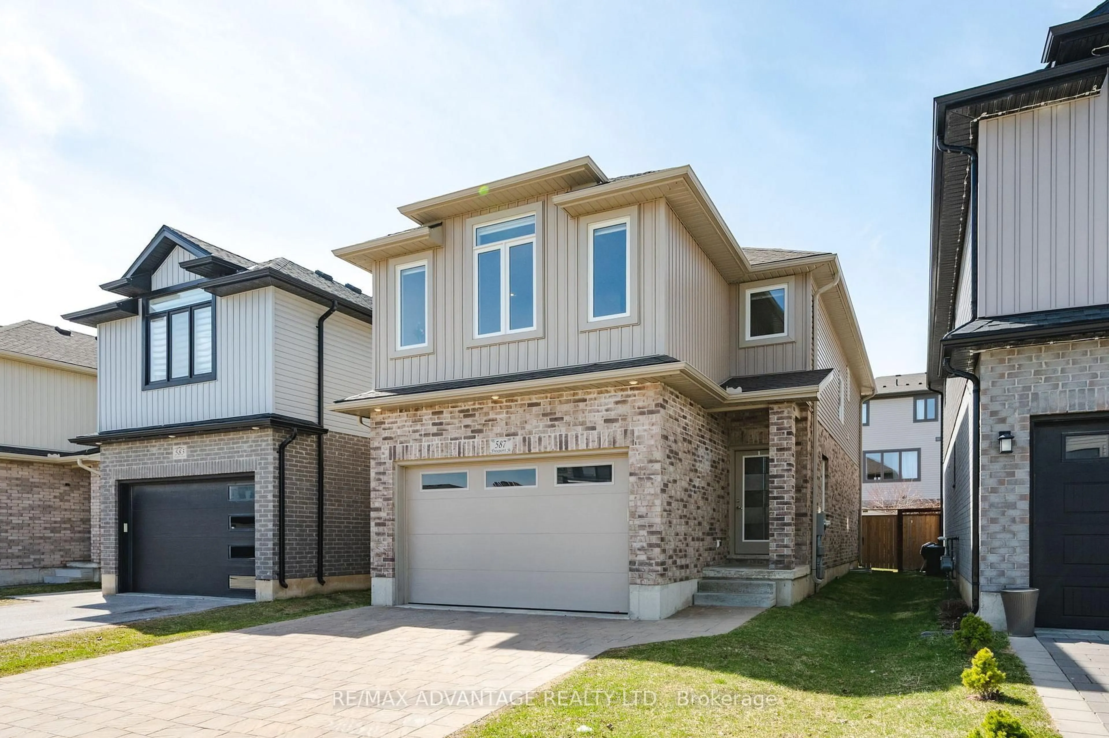 Home with brick exterior material, street for 587 Freeport St, London North Ontario N6G 5B1