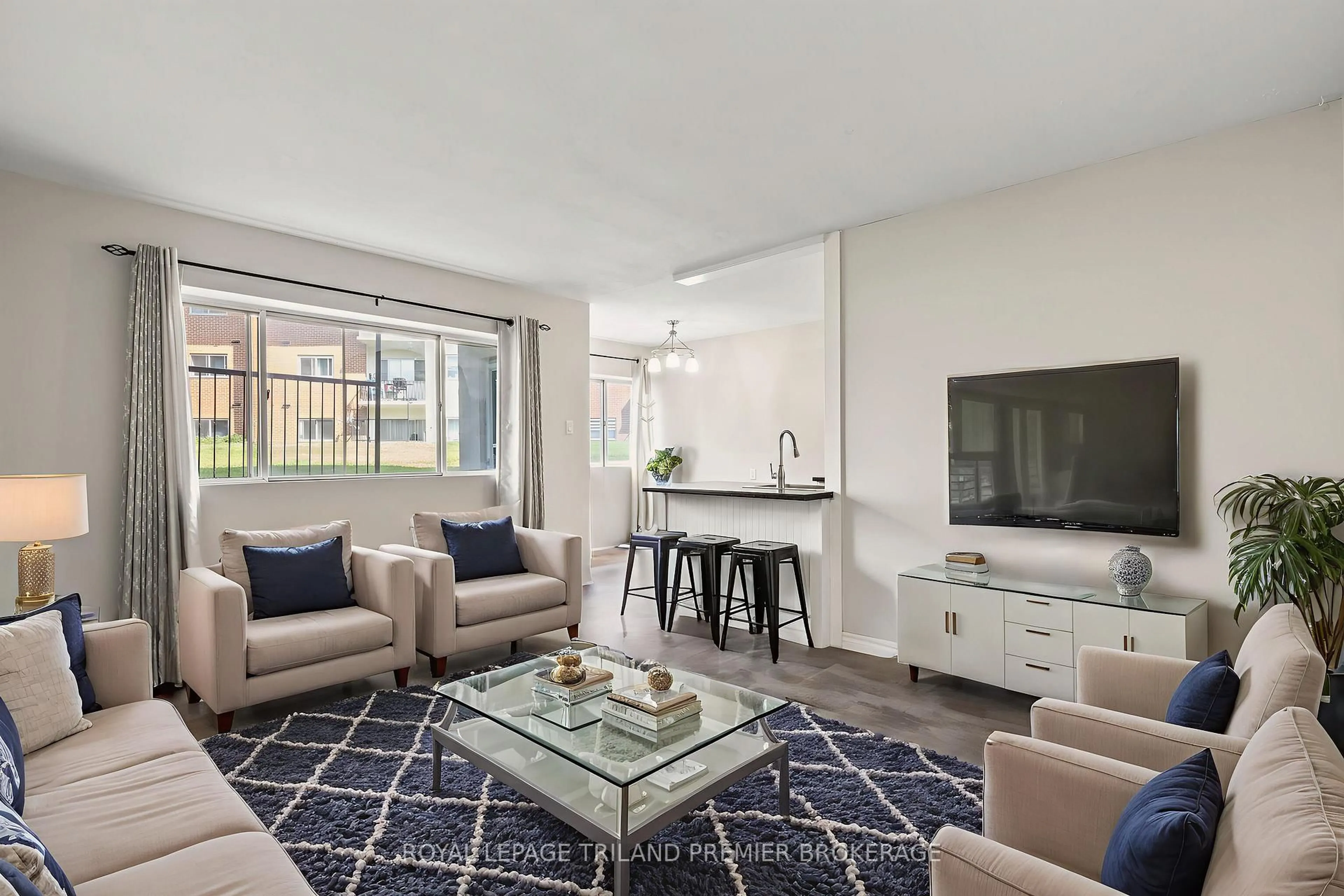 Living room with furniture, unknown for 1176 Hamilton Rd #109, London East Ontario N5W 1A9