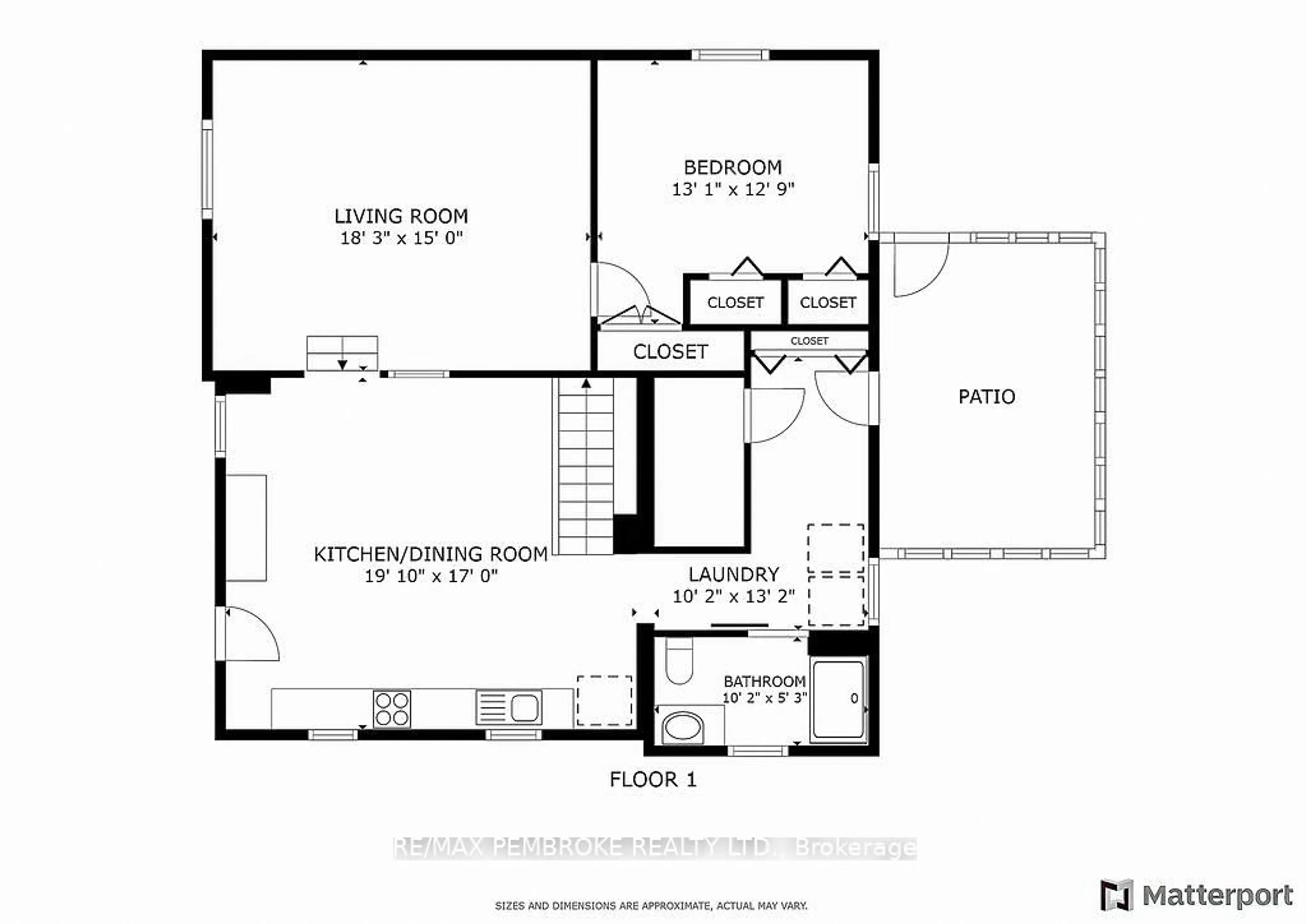 Floor plan for 46 Forest Park Rd, Pembroke Ontario K8A 6W2