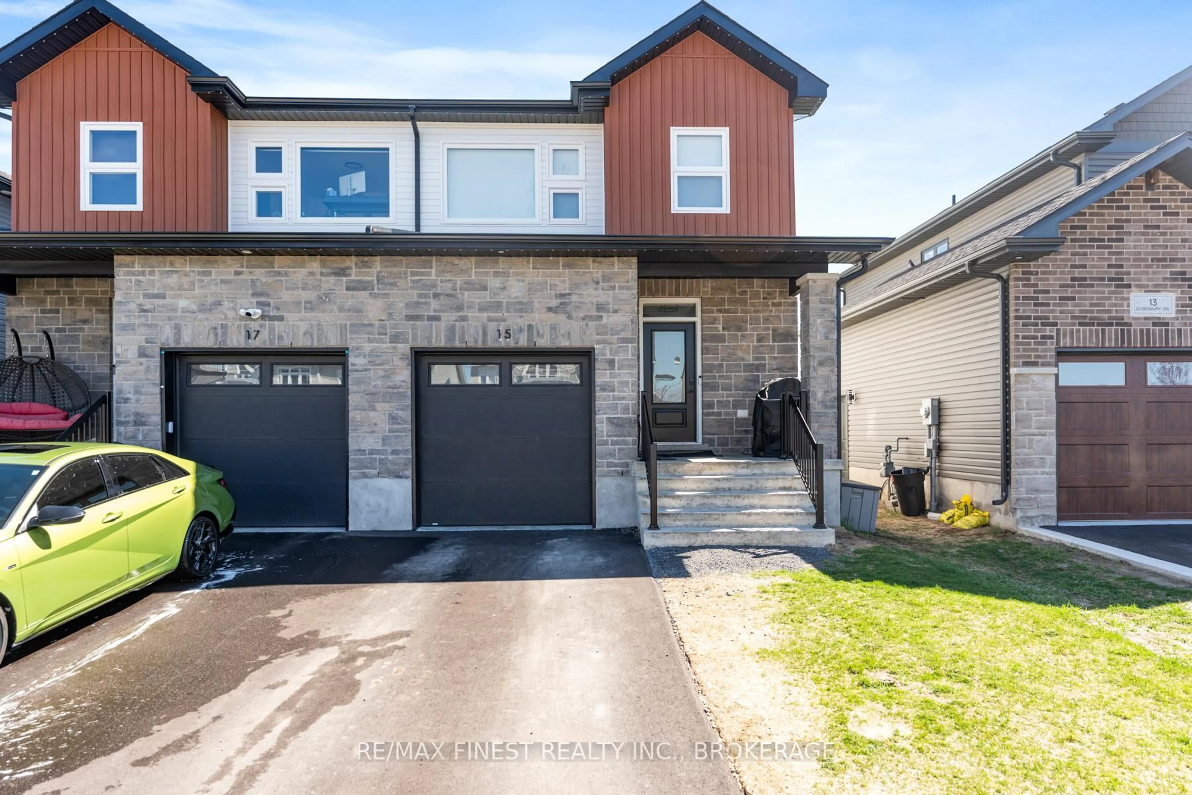 Home with brick exterior material, street for 15 Dusenbury Dr, Bissett Creek Ontario K0H 2H0