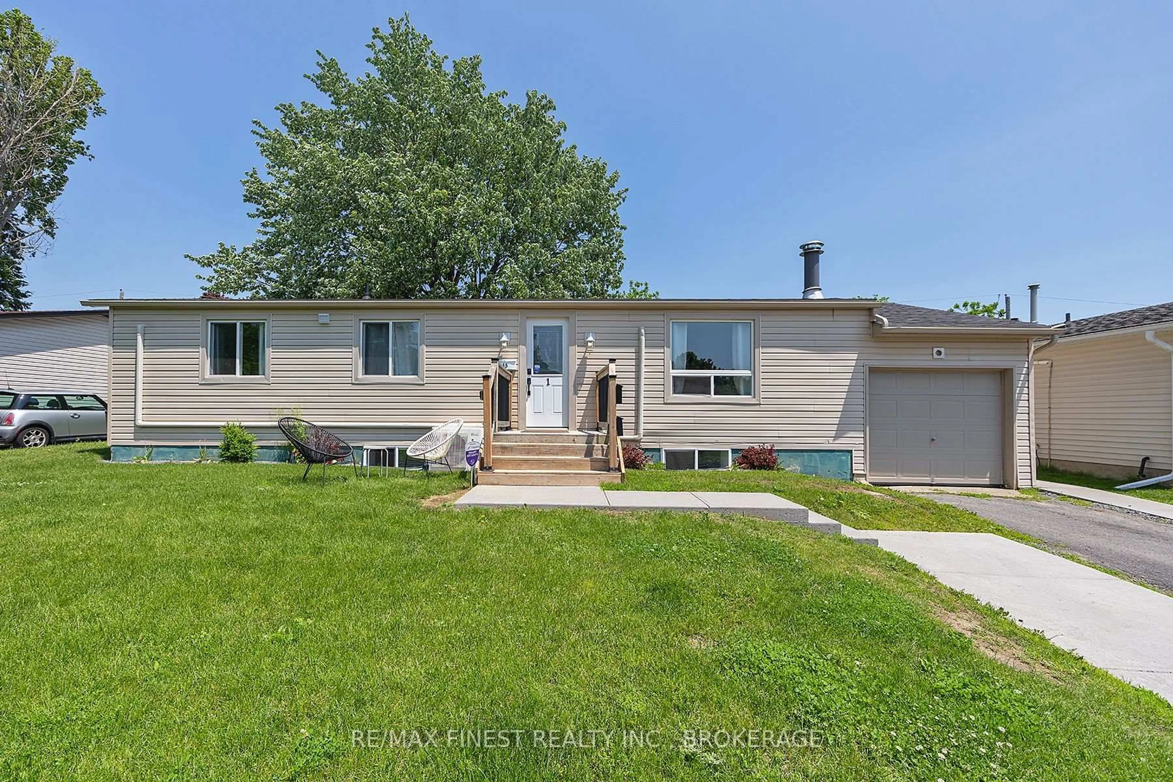 Home with vinyl exterior material, street for 35 Clairton Pl, Loyalist Ontario K7N 1R8