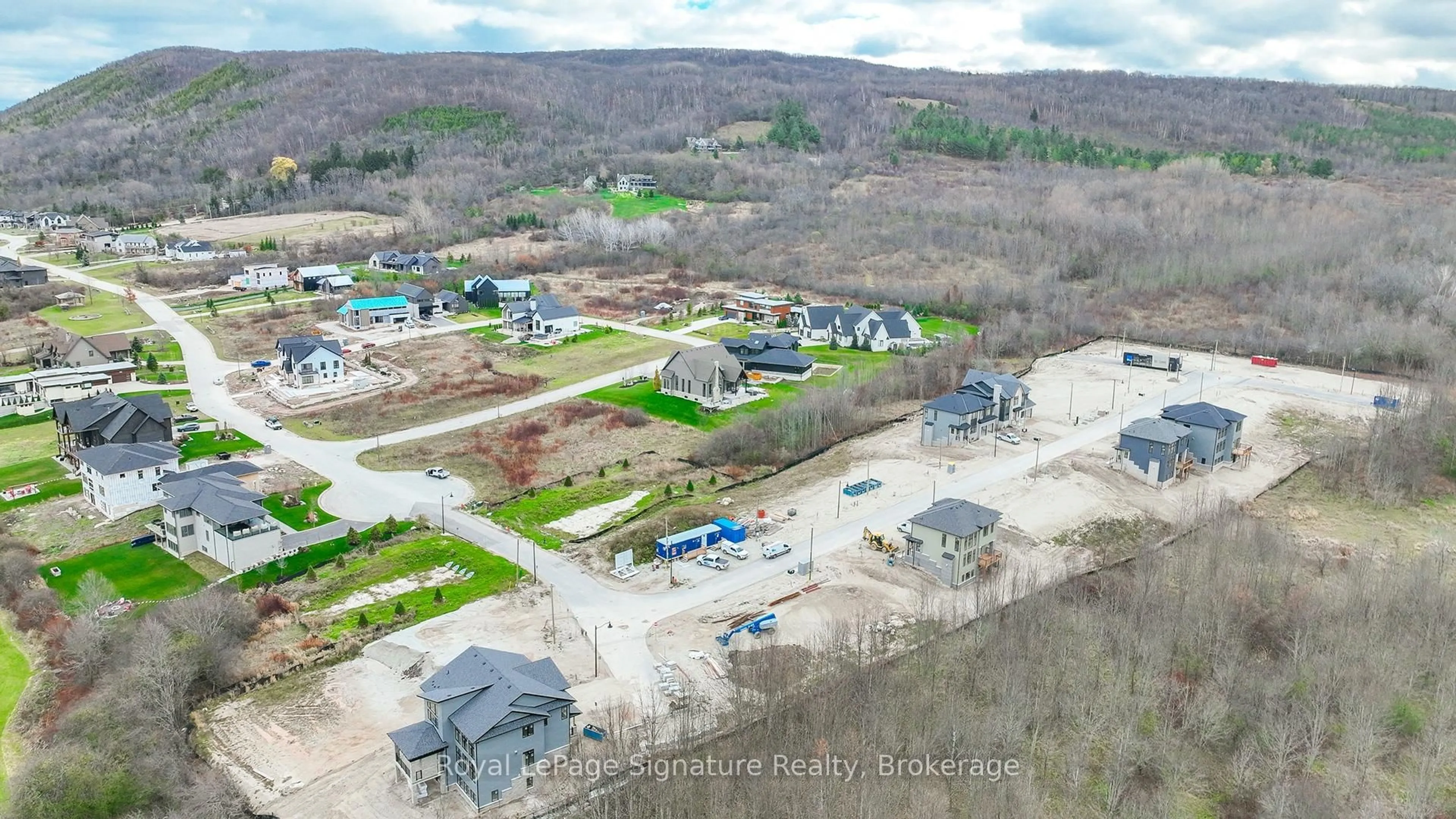 A pic from outside/outdoor area/front of a property/back of a property/a pic from drone, unknown for Lot #9 Clement Lane, Blue Mountains Ontario N0H 1J0