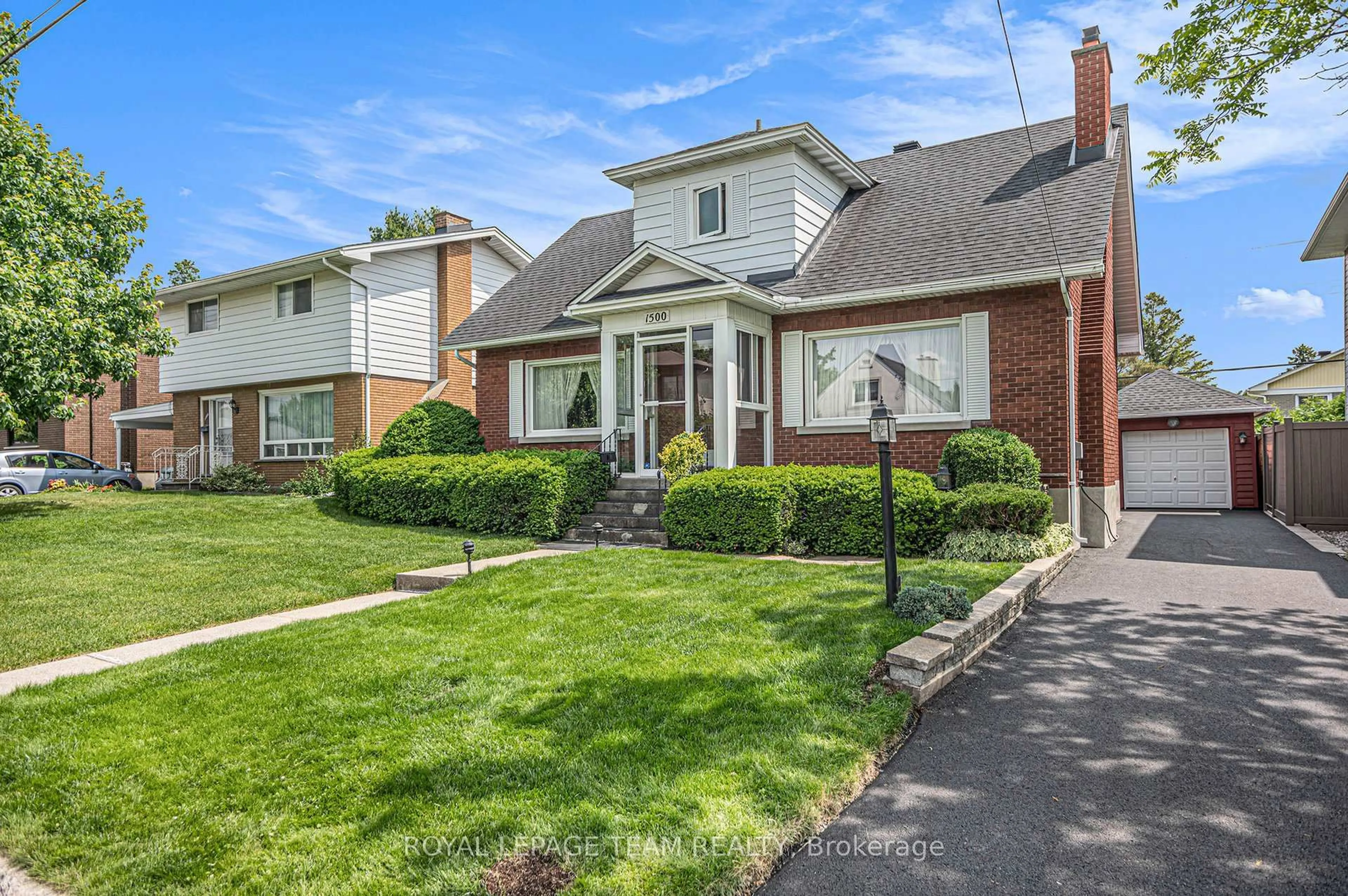 Home with brick exterior material, street for 1500 Orchard Ave, Ottawa Ontario K1H 7C7
