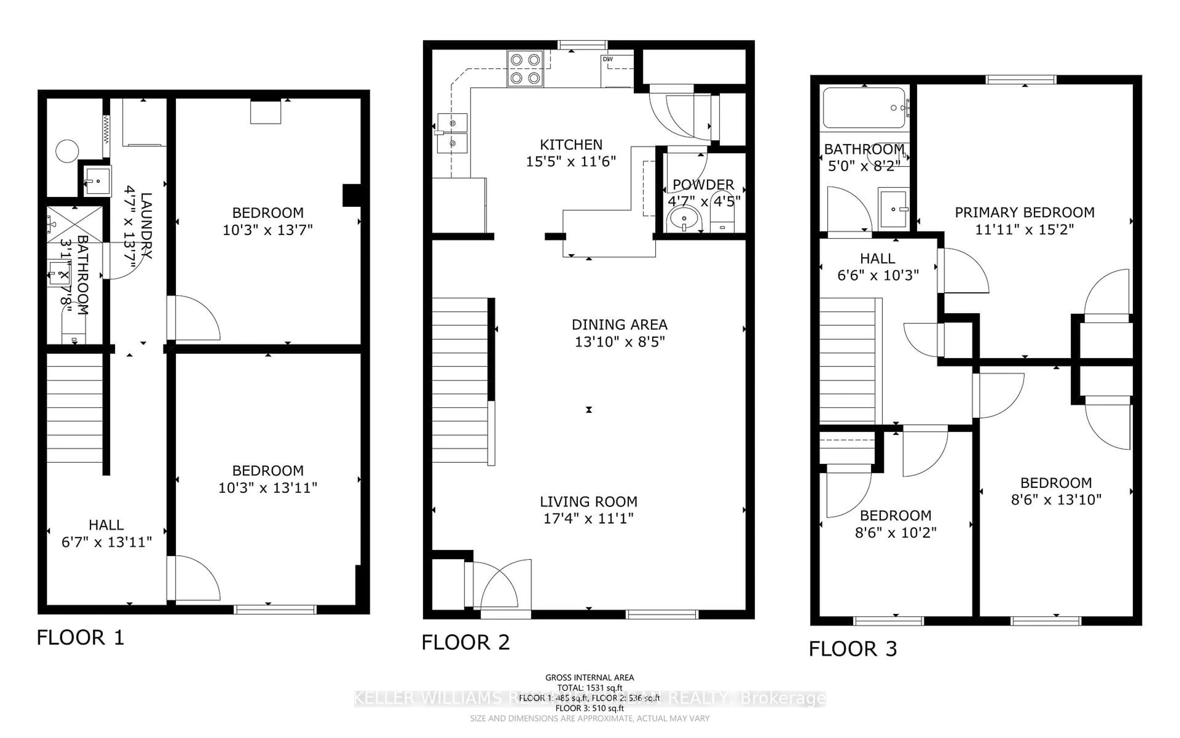 Floor plan for 311 Vesta Rd #5, London East Ontario N5Y 5H8