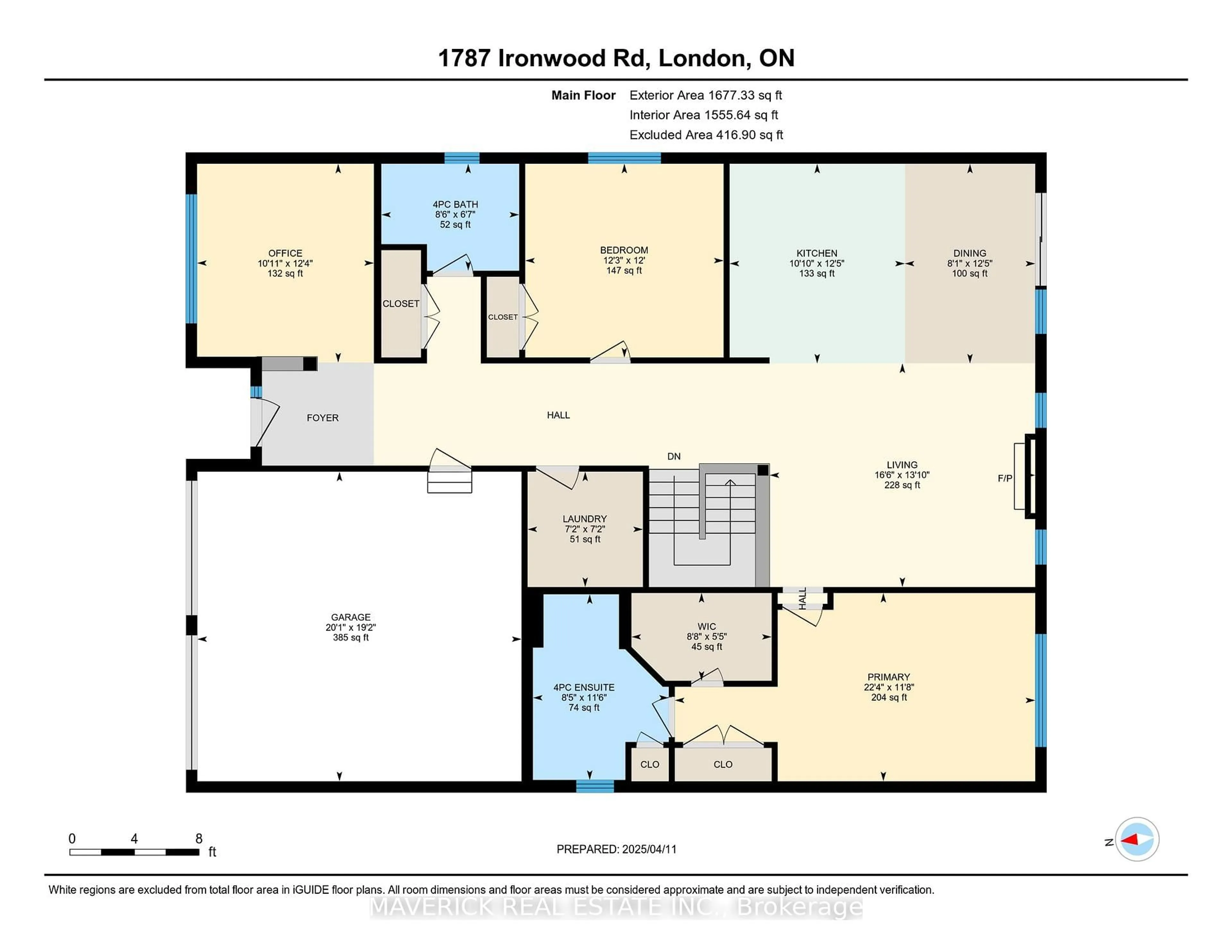 Floor plan for 1787 Ironwood Rd, London South Ontario N6K 5C7