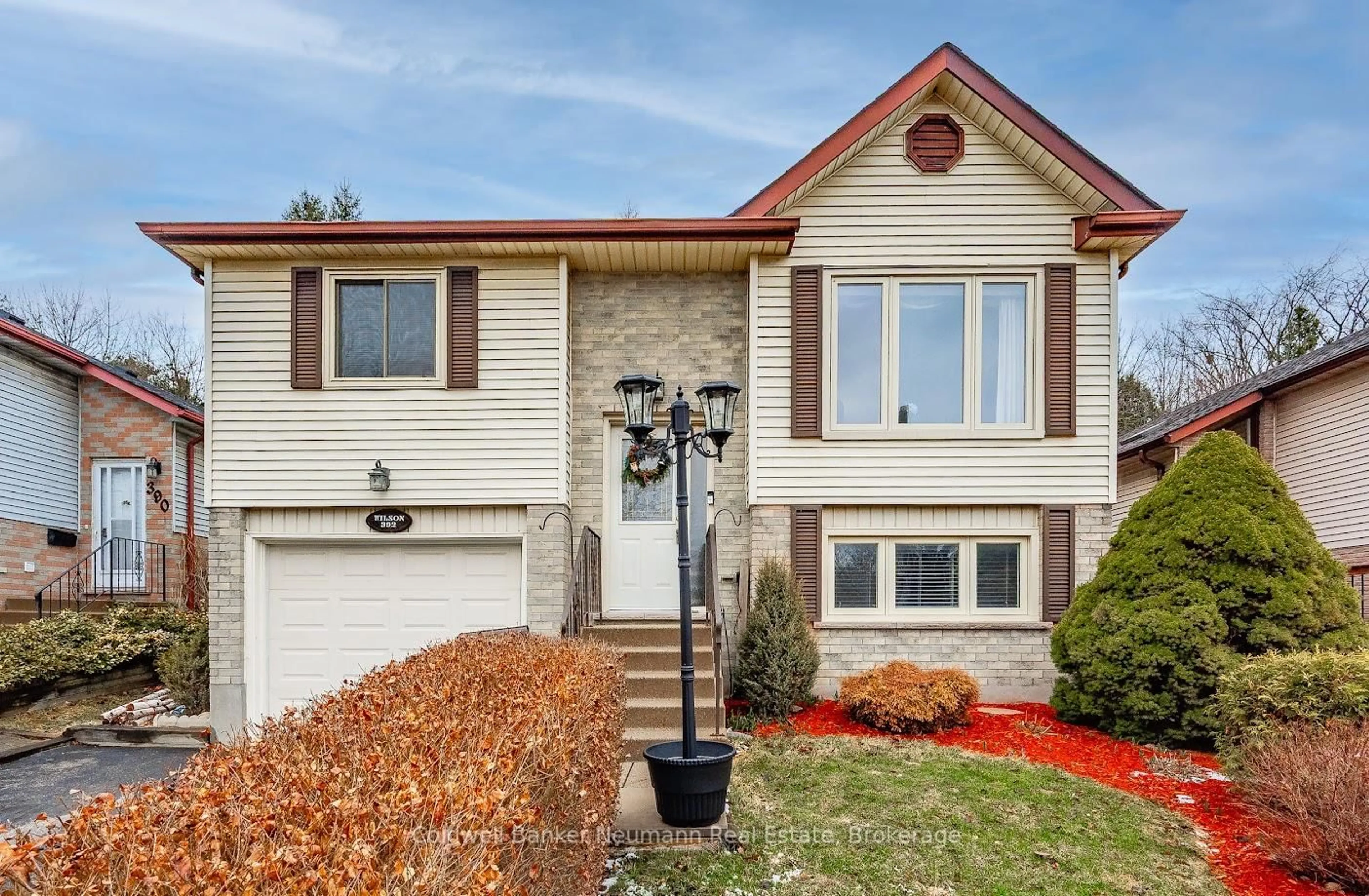 Home with vinyl exterior material, street for 392 Imperial Rd, Guelph Ontario N1K 1K3