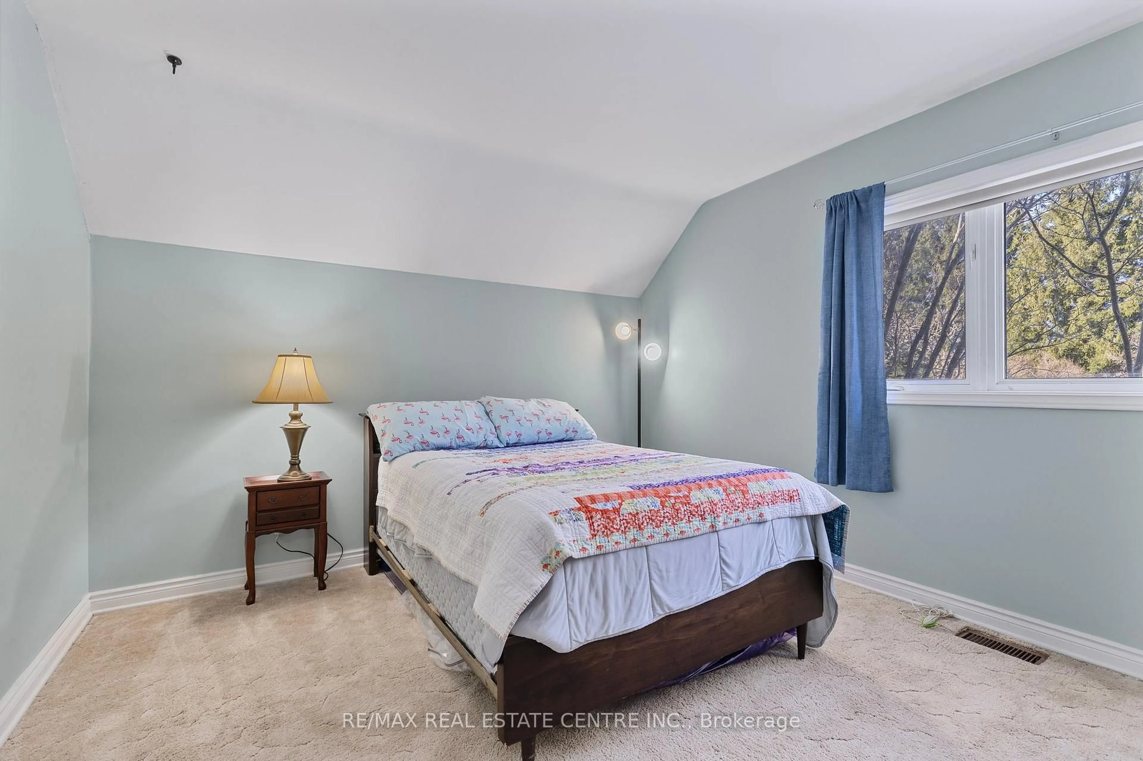 Bedroom with bed, carpet floor for 475158 County Road 11, Amaranth Ontario L9W 0R6