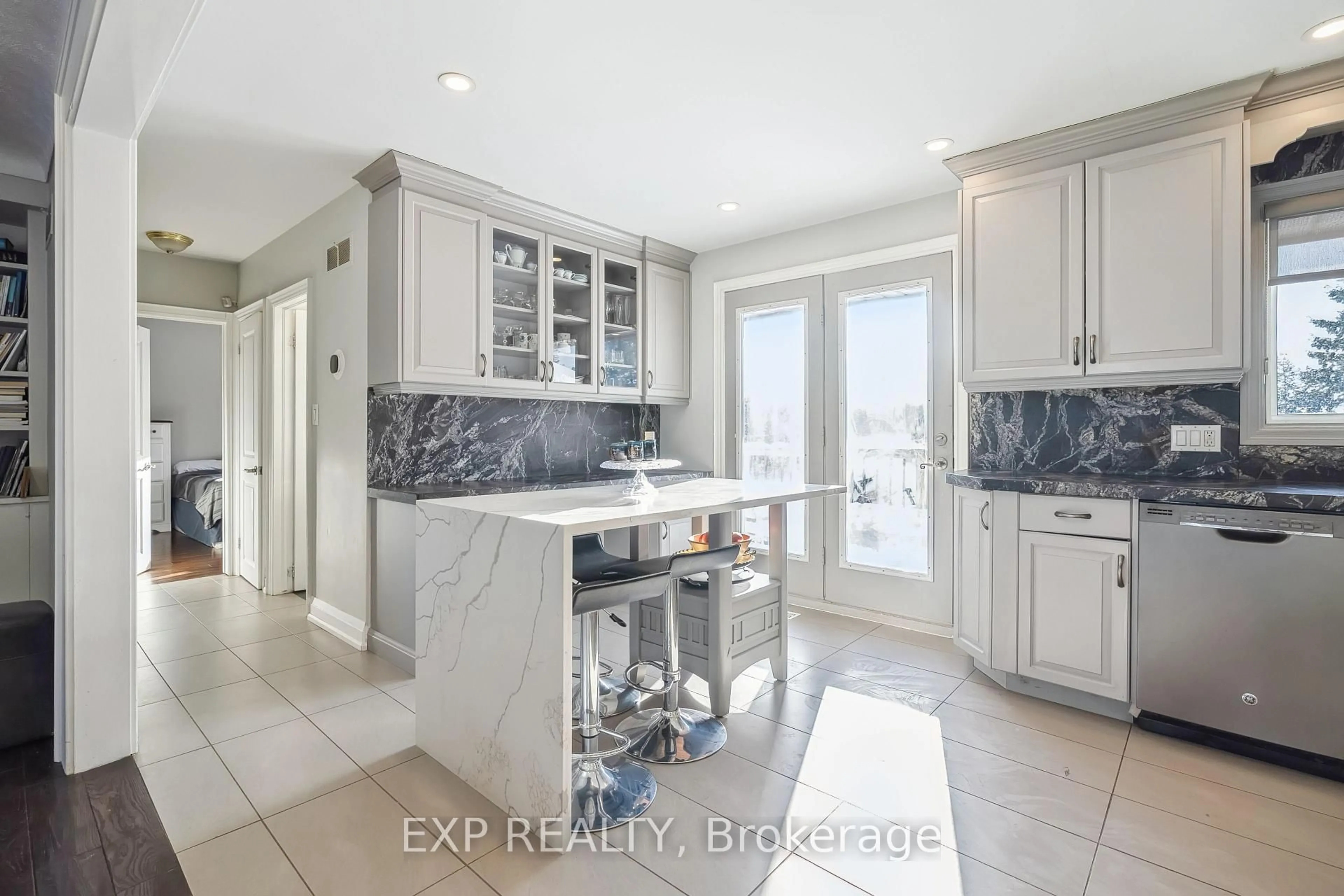 Contemporary kitchen, ceramic/tile floor for 858 trinity Rd, Hamilton Ontario L0R 1R0