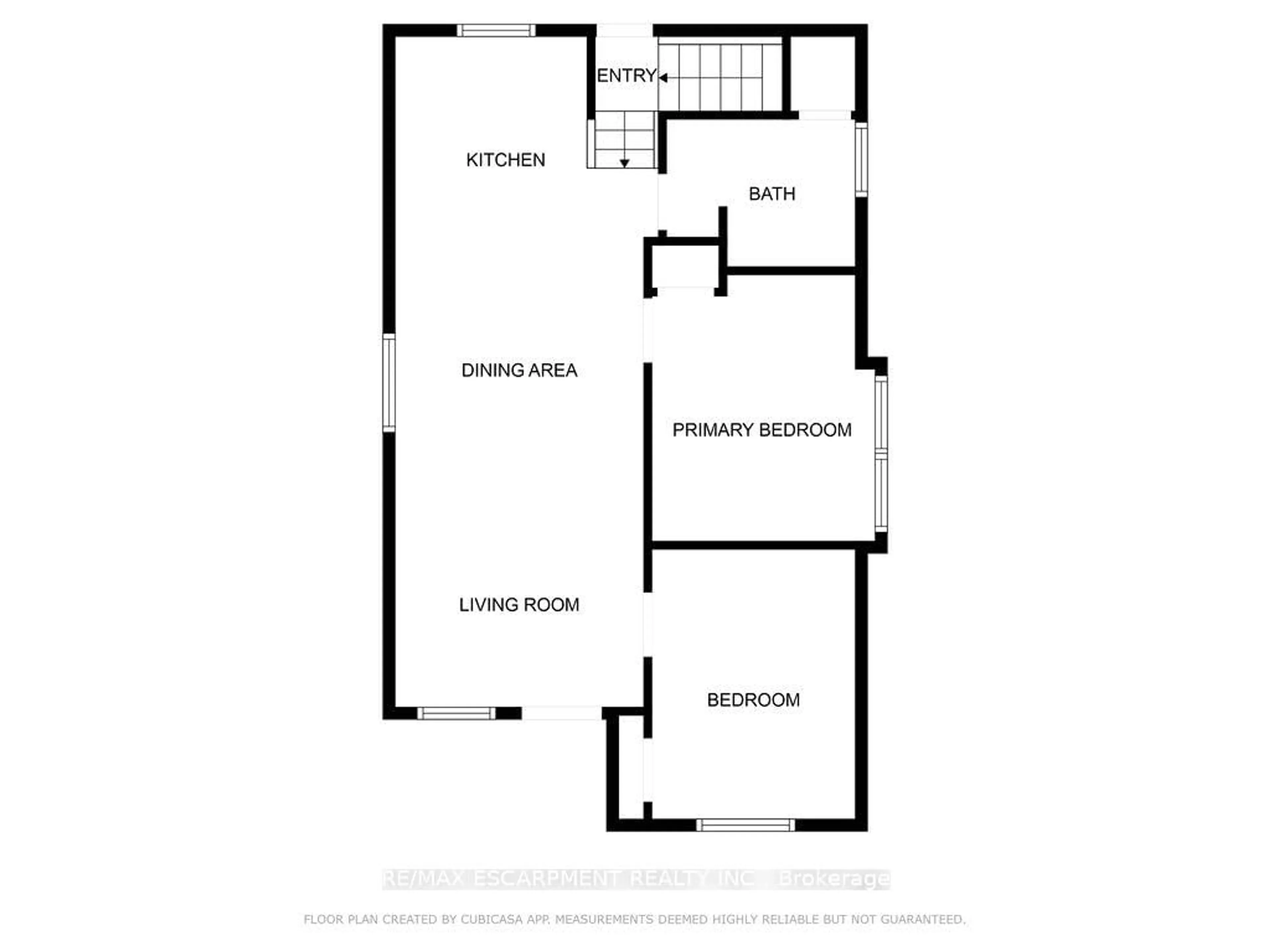 Floor plan for 4 Frederick Ave, Hamilton Ontario L8H 4K2