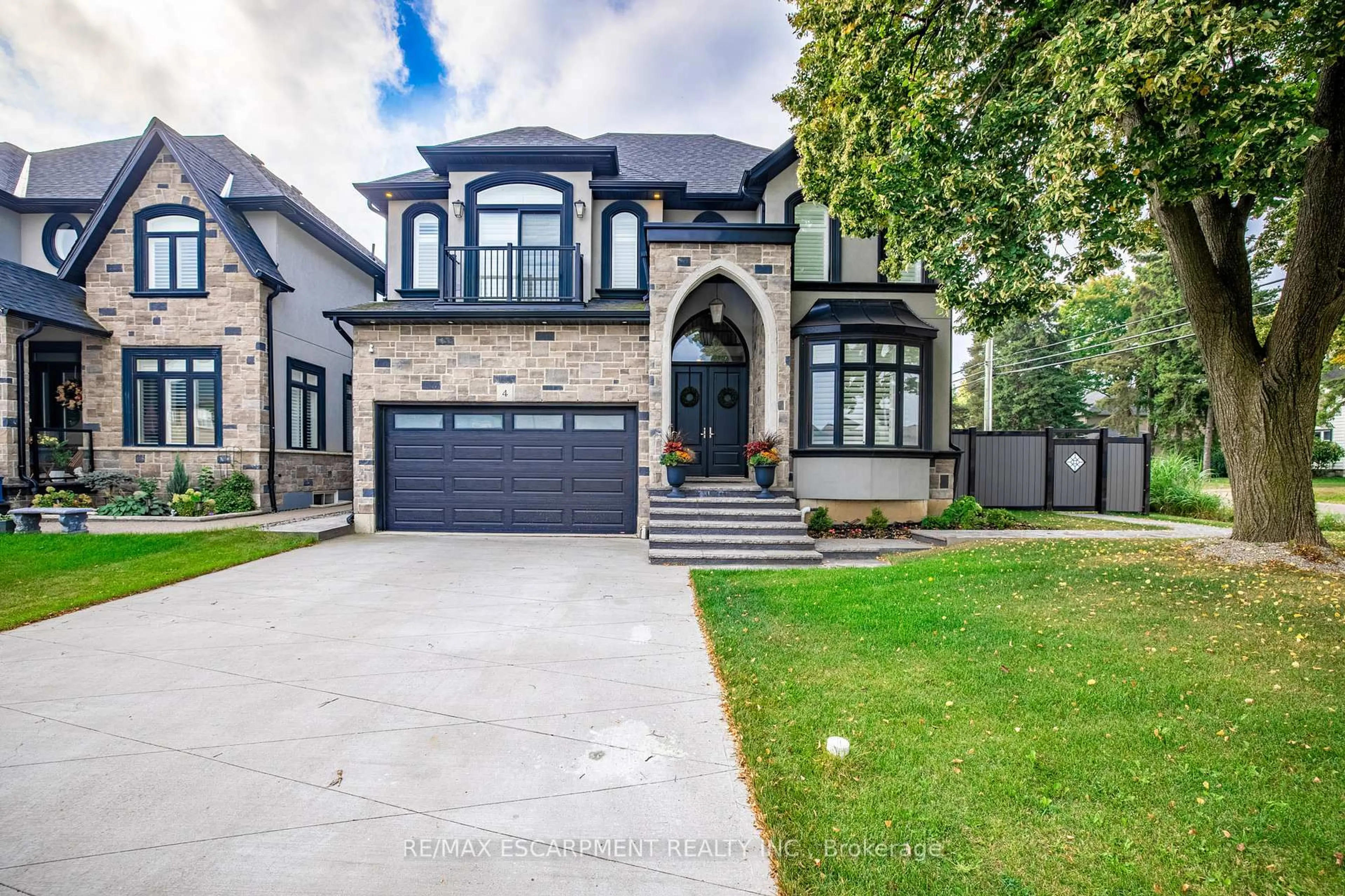 Home with brick exterior material, street for 4 Lockman Dr, Hamilton Ontario L9K 0C1