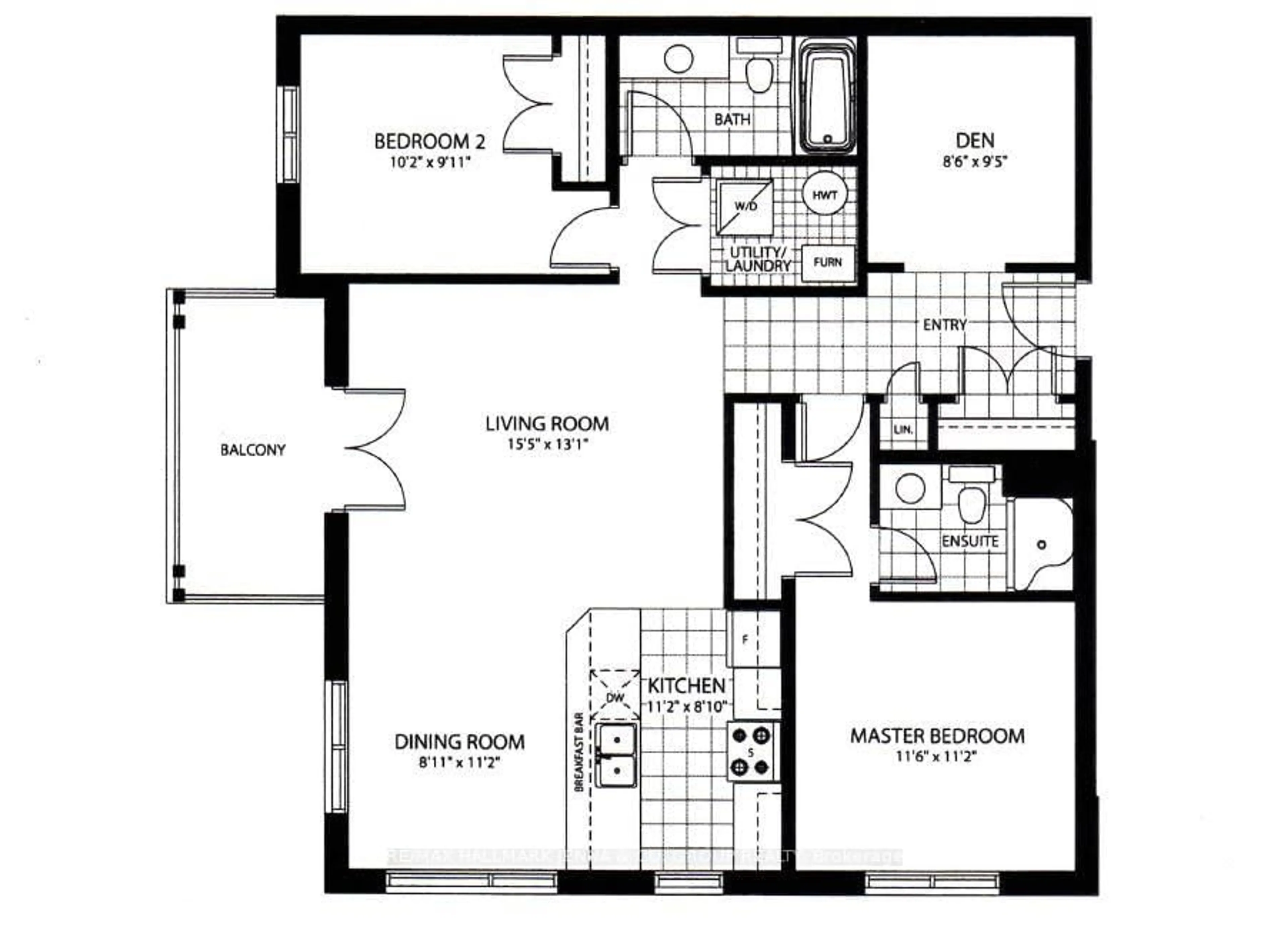 Floor plan for 140 Guelph Private #201, Ottawa Ontario K2T 0J2