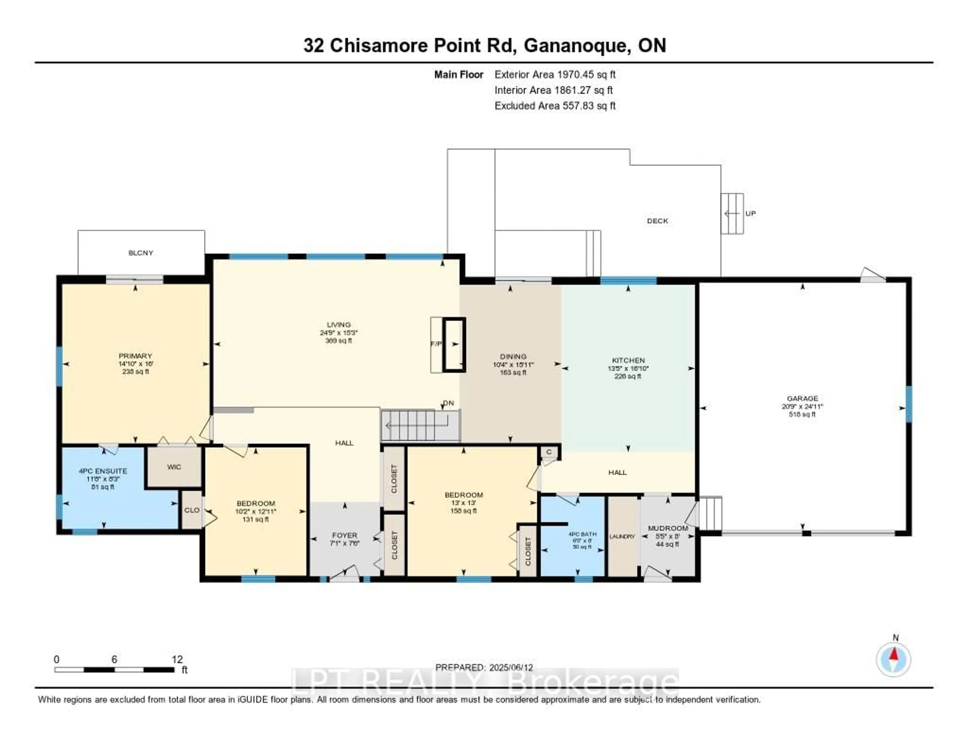 Floor plan for 32 Chisamore Pt Rd, Front of Leeds & Seeleys Bay Ontario K7G 2V4