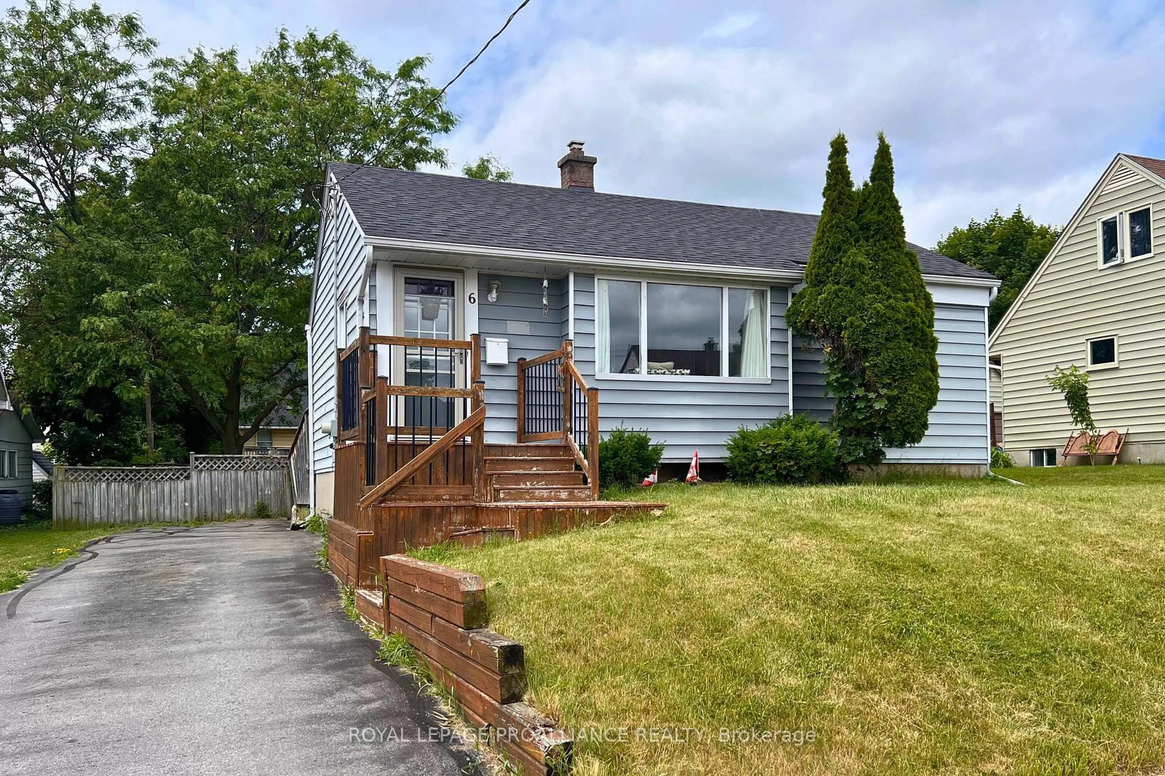 Home with vinyl exterior material, street for 6 Third St, Belleville Ontario K8N 4R8