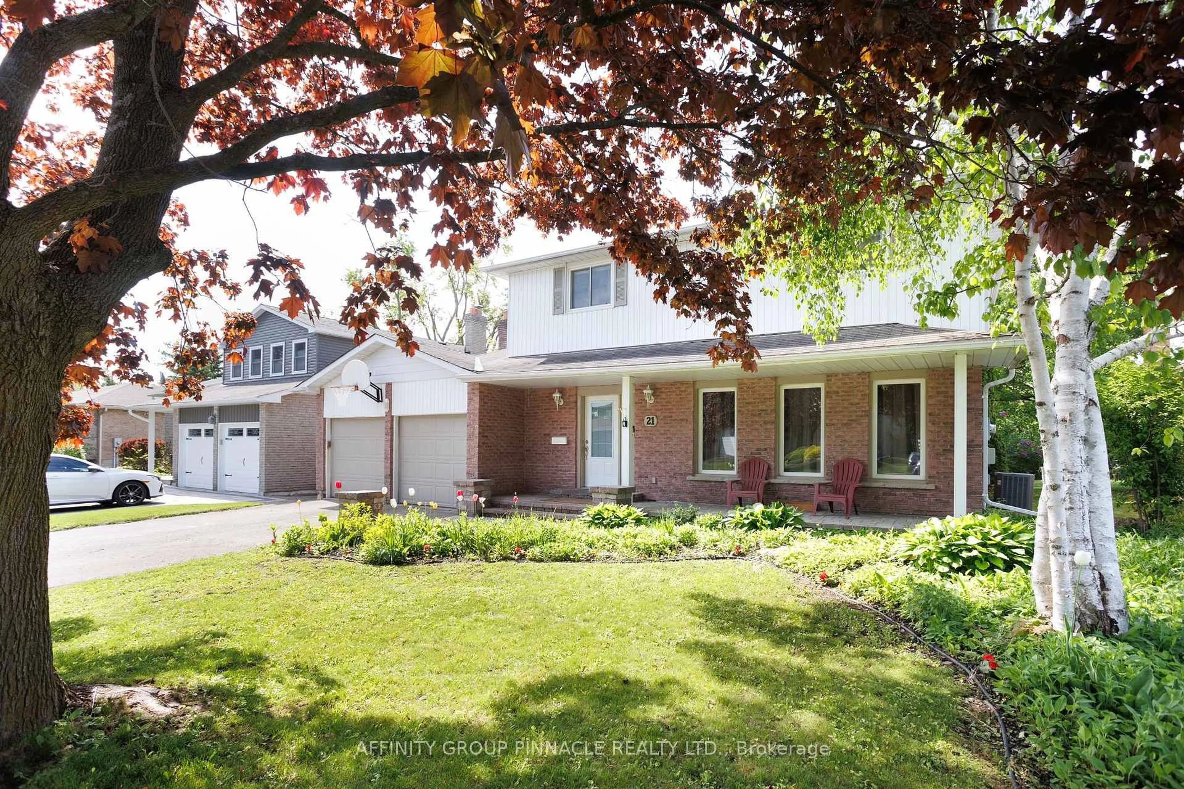 Home with brick exterior material, street for 21 McDonagh Dr, Kawartha Lakes Ontario K9V 5A9