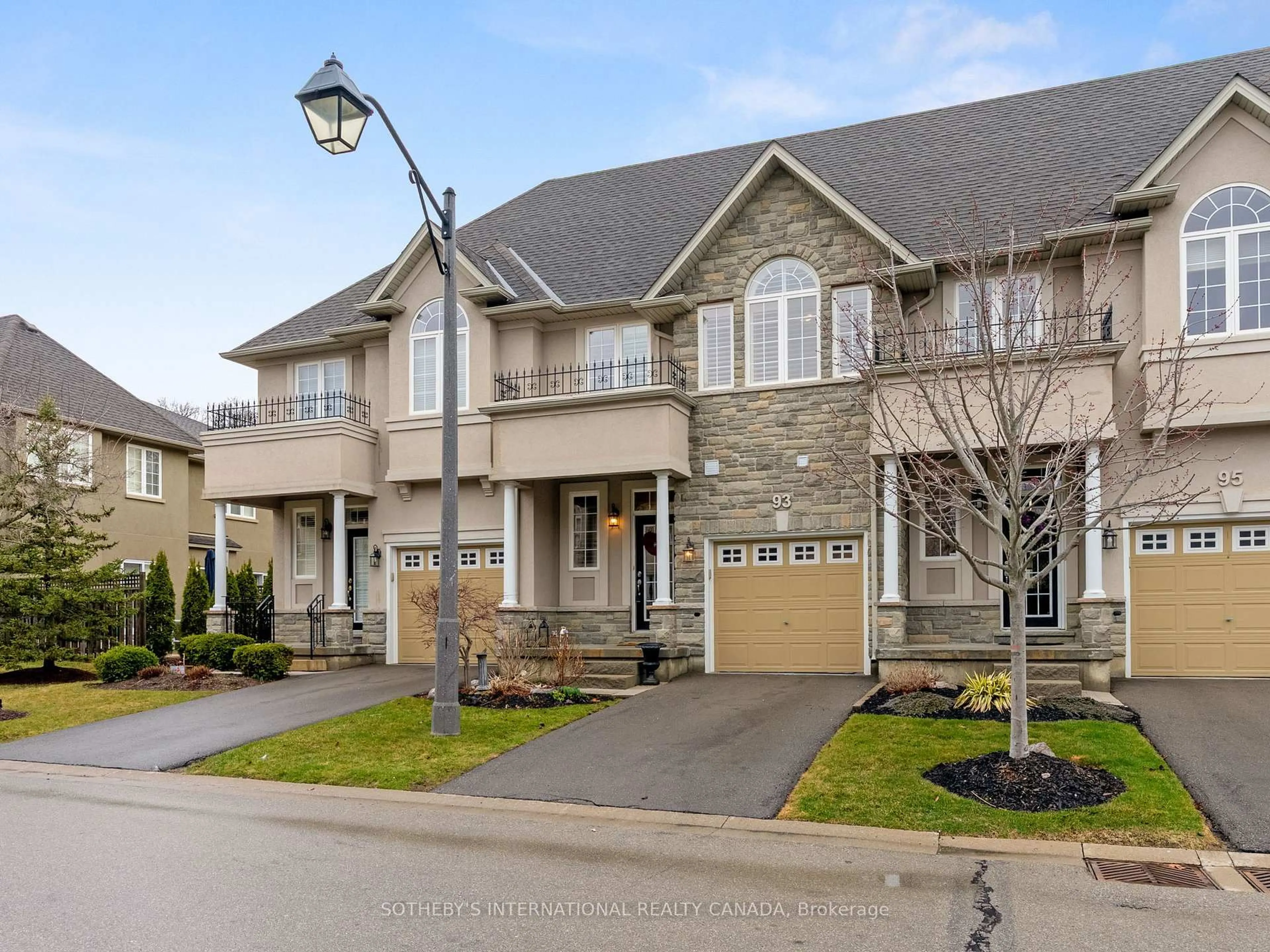 Home with brick exterior material, street for 93 Forest Valley Cres, Hamilton Ontario L9H 0A7