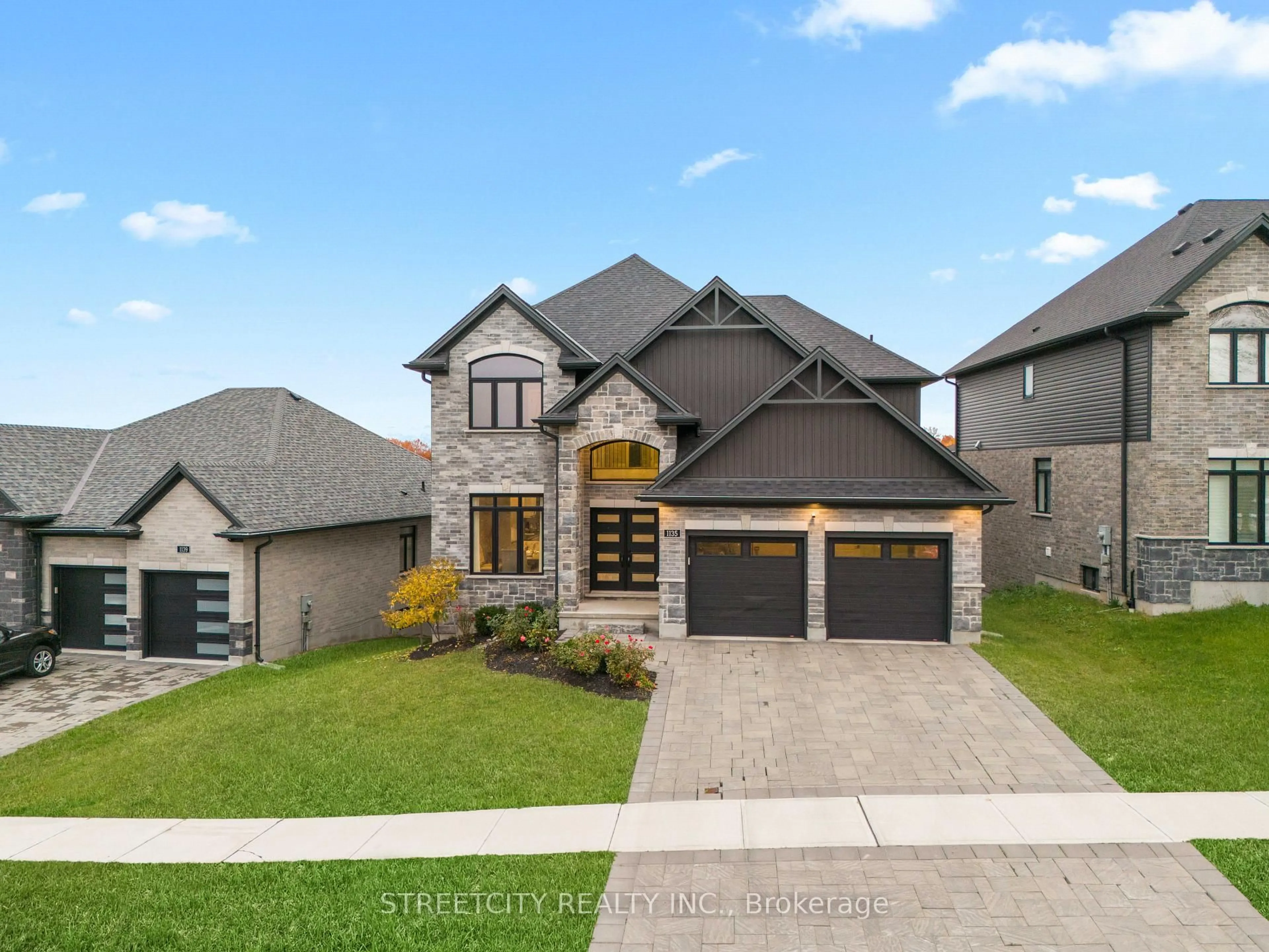 Home with brick exterior material, street for 1135 Meadowlark Rdge, London South Ontario N6M 0H3