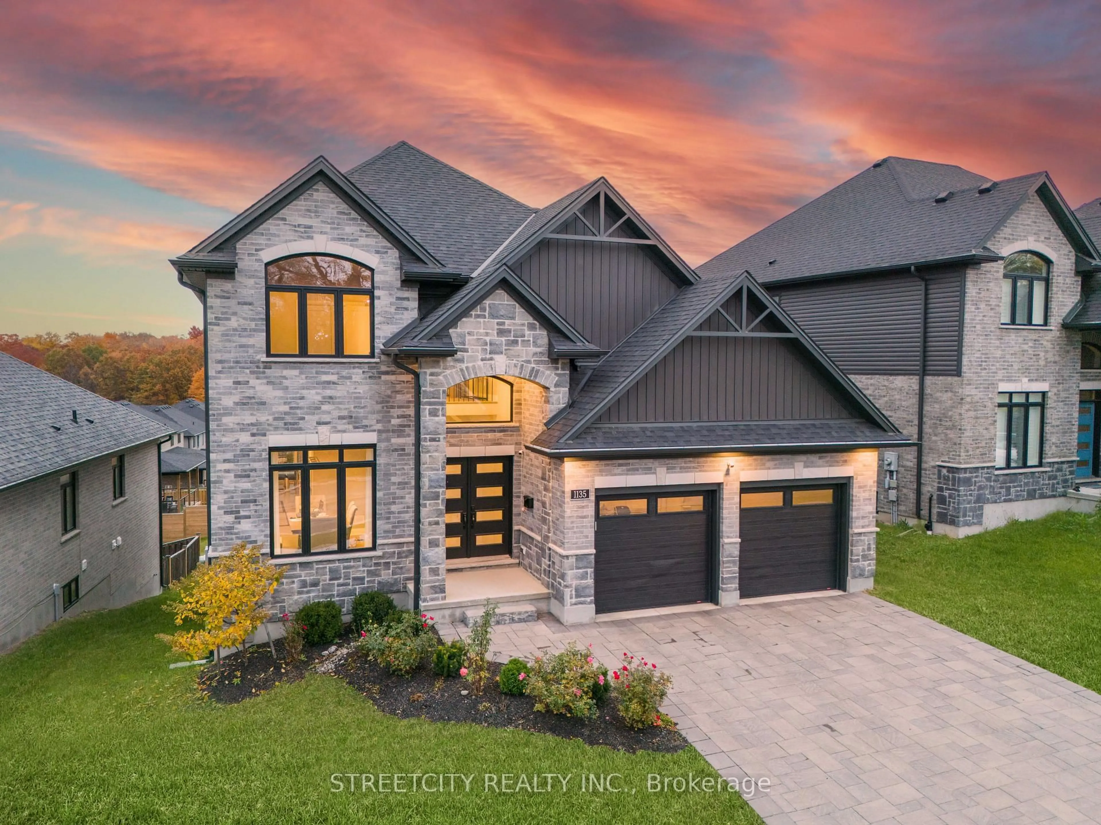 Home with brick exterior material, street for 1135 Meadowlark Rdge, London South Ontario N6M 0H3