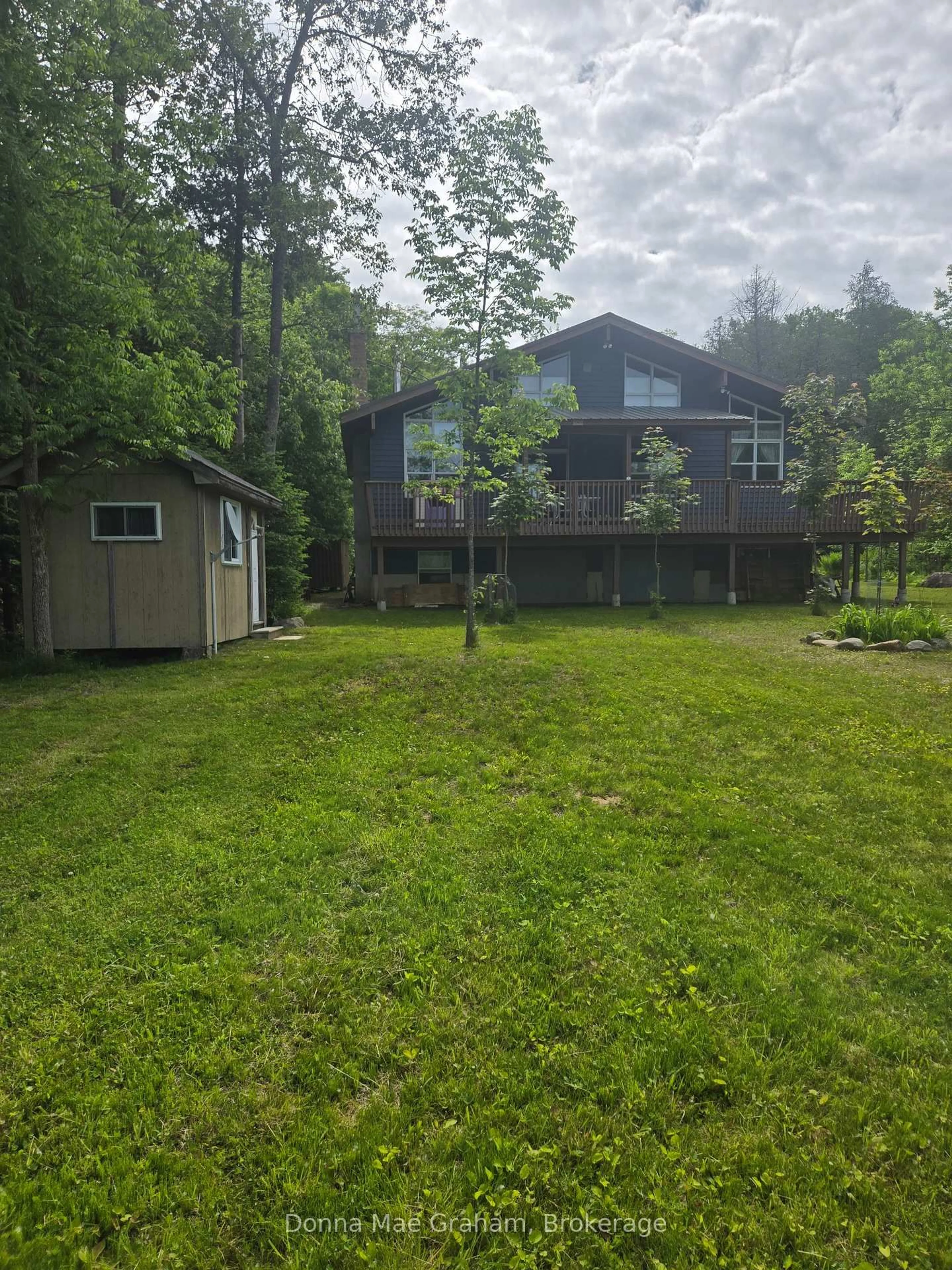 A pic from outside/outdoor area/front of a property/back of a property/a pic from drone, unknown for 1020 Granite Lane, Highlands East Ontario K0M 1R0