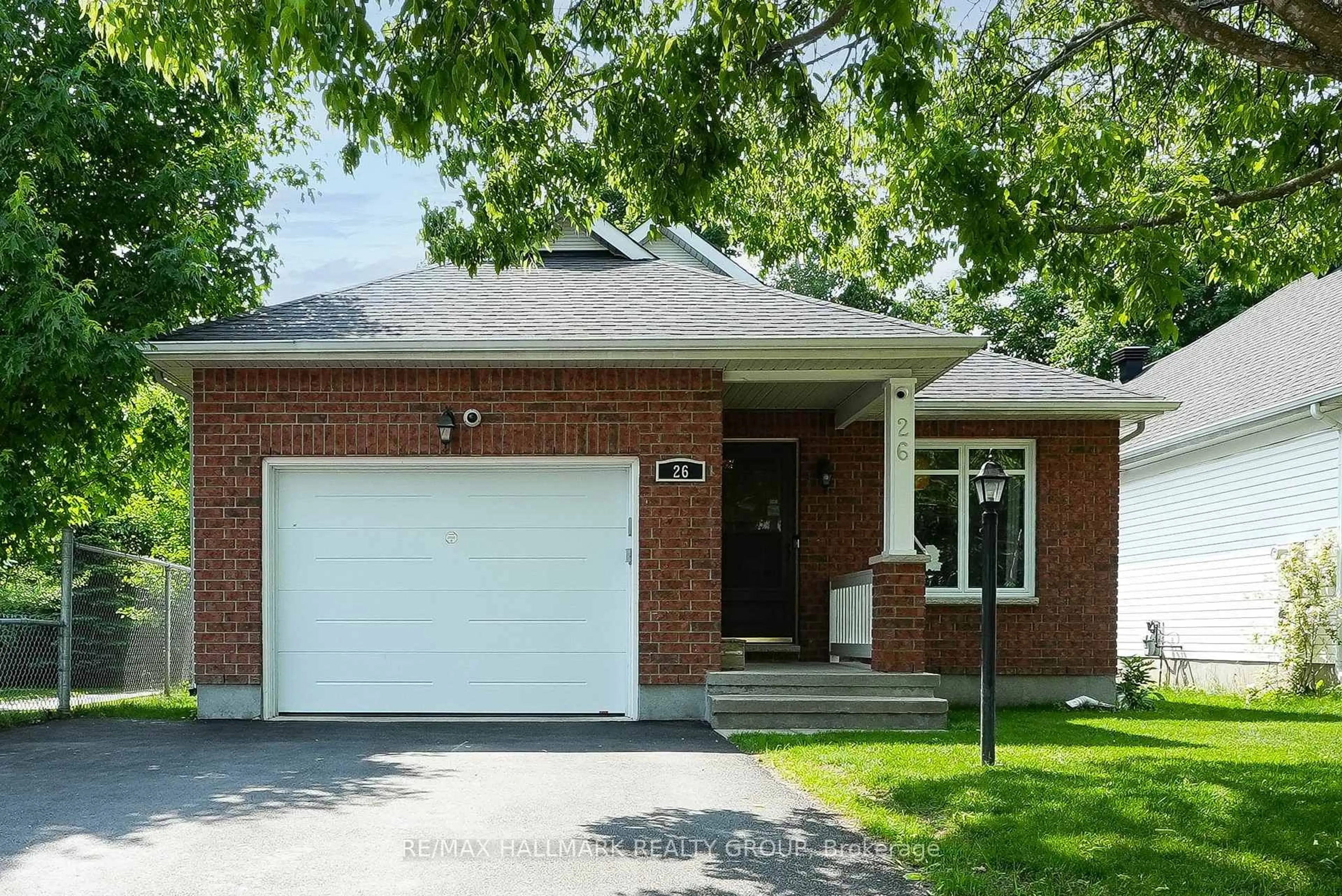 Home with brick exterior material, street for 26 Fieldcrest Ave, Ottawa Ontario K2J 4W7