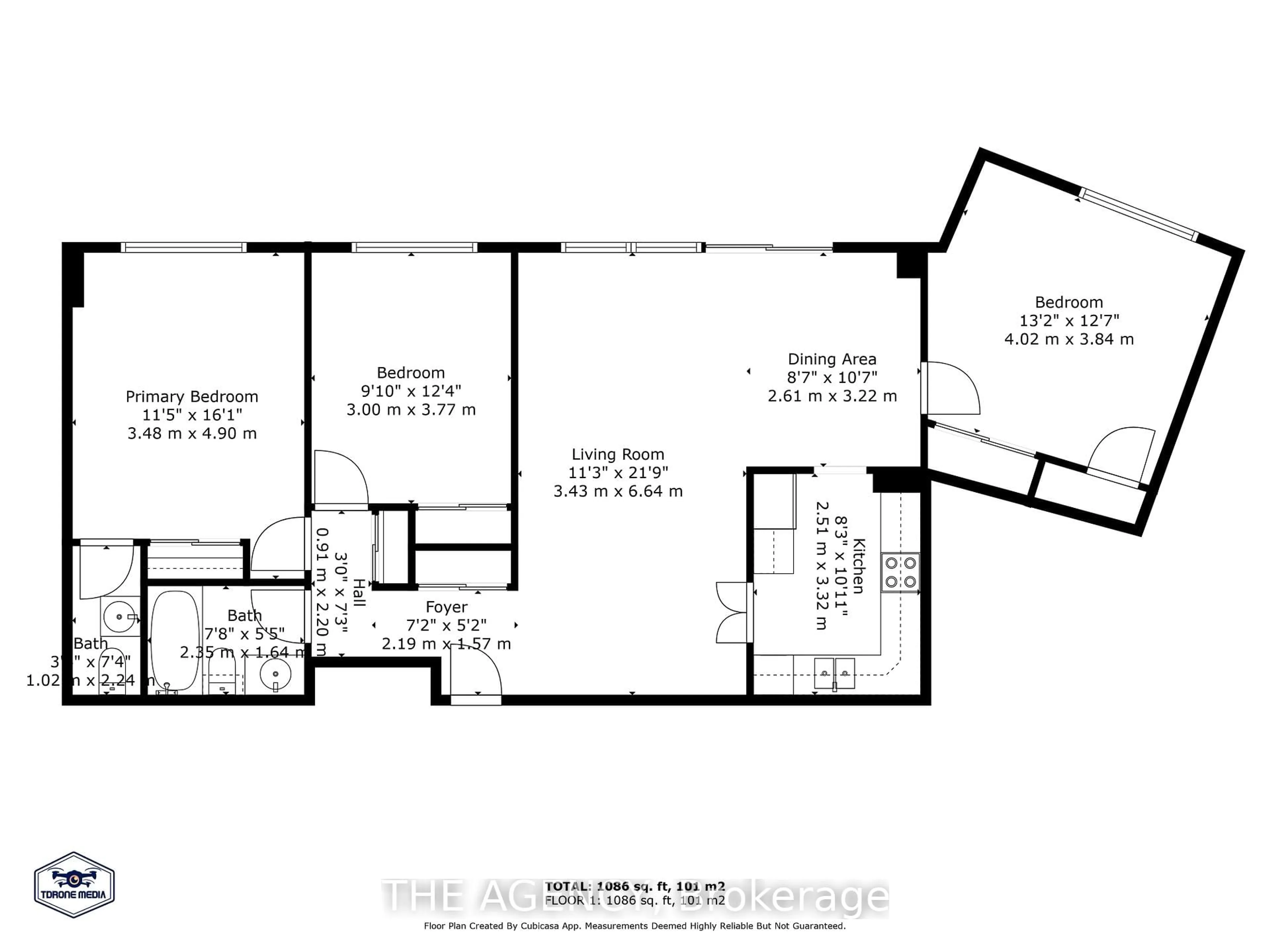 Floor plan for 15 Towering Heights Blvd #904, St. Catharines Ontario L2T 3G7
