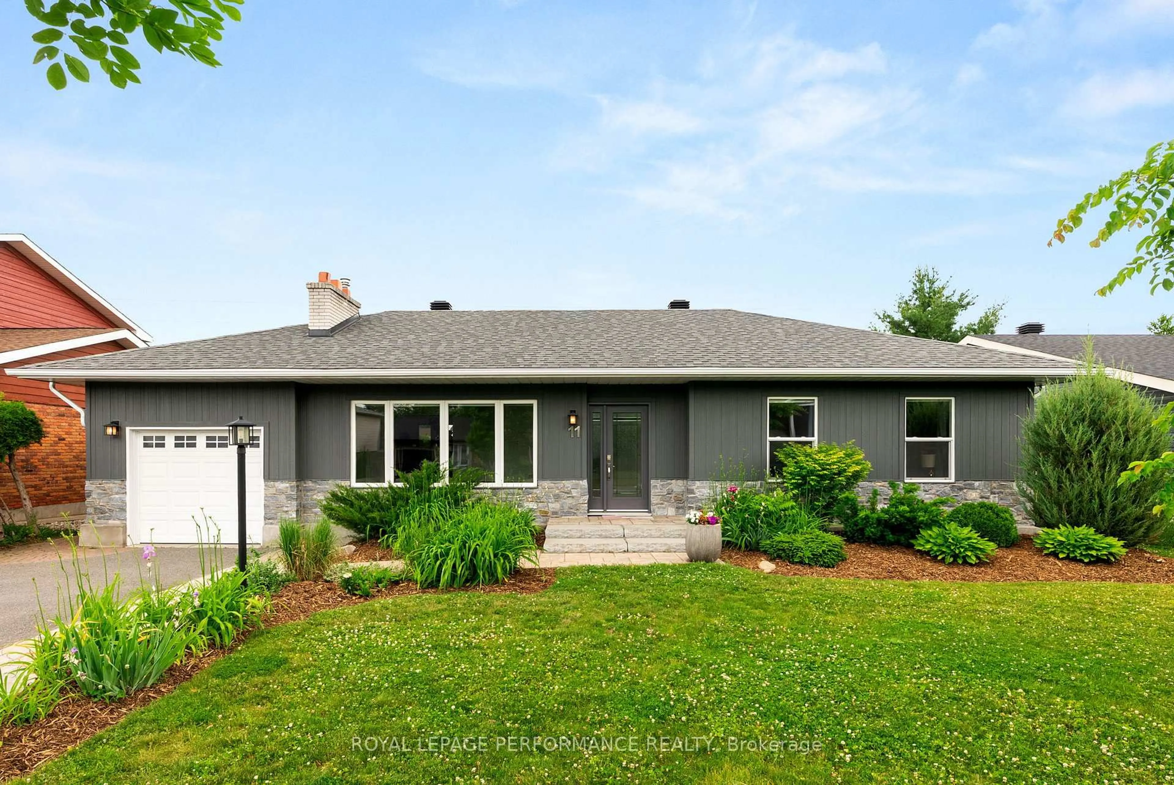Home with vinyl exterior material, street for 11 Parkland Cres, Ottawa Ontario K2H 5V3