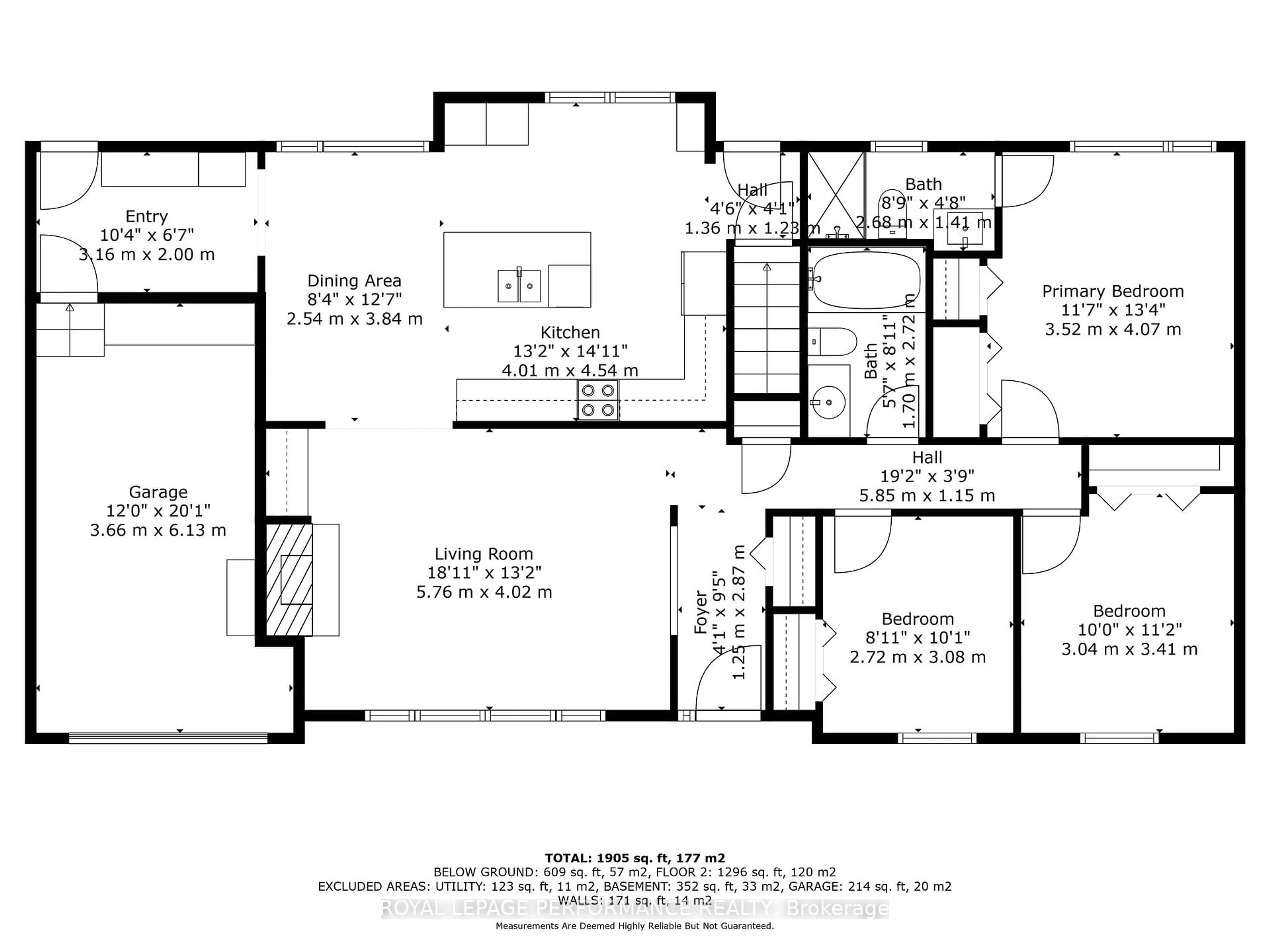 Floor plan for 11 Parkland Cres, Ottawa Ontario K2H 5V3