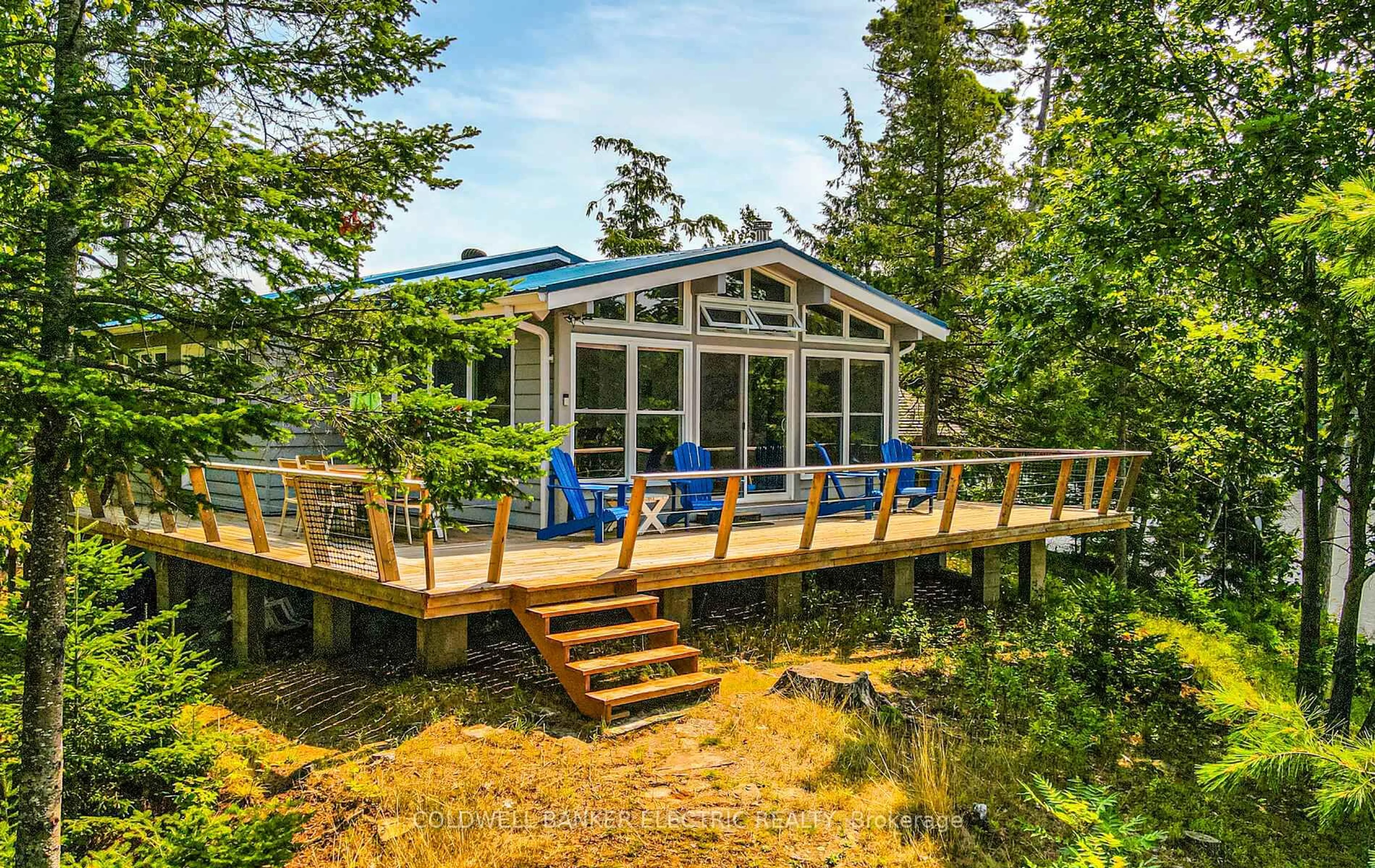 Patio, water/lake/river/ocean view for 820 Island 28, Havelock-Belmont-Methuen Ontario K0L 1A0