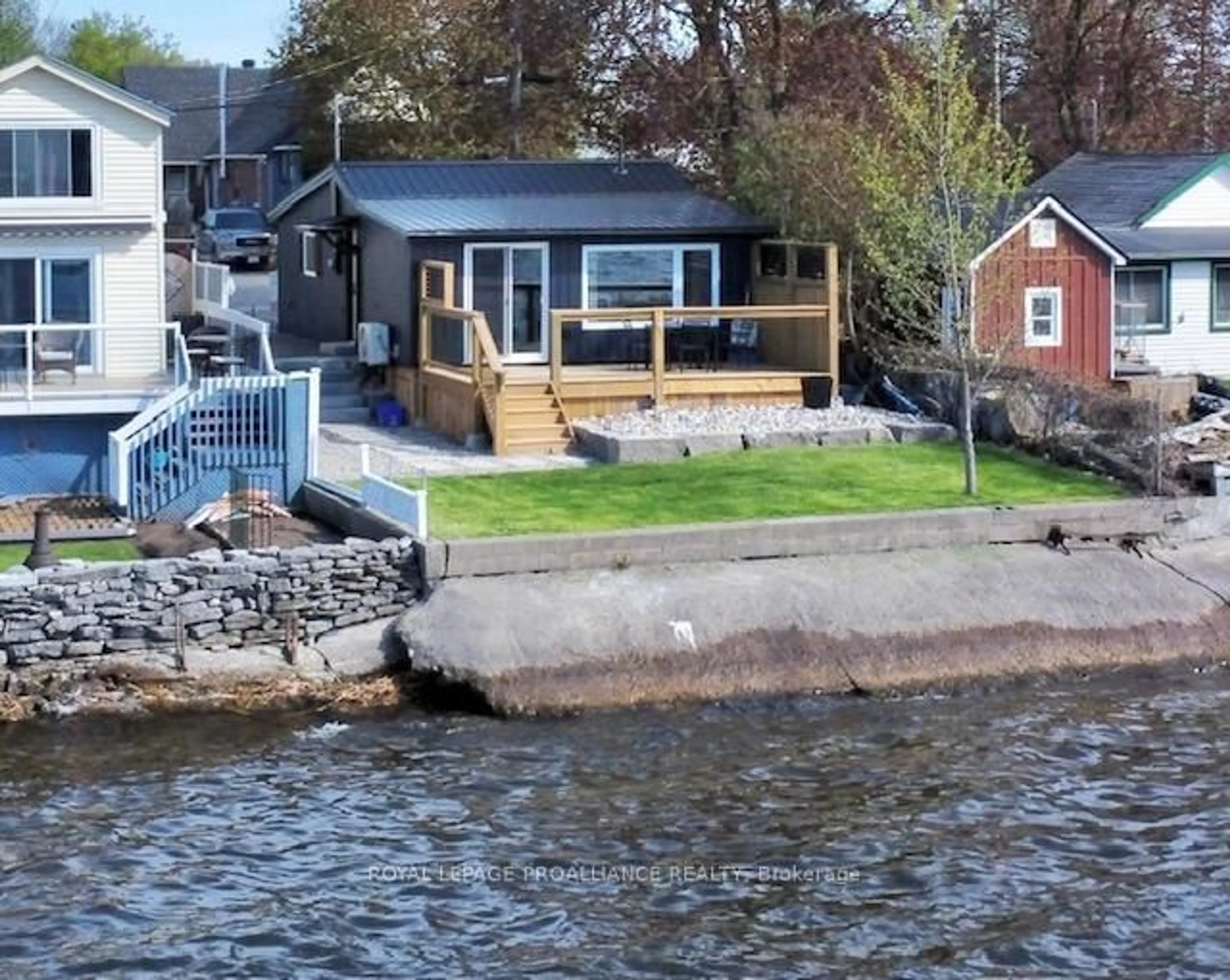 A pic from outside/outdoor area/front of a property/back of a property/a pic from drone, water/lake/river/ocean view for 80 Ridley St, Prince Edward County Ontario K8N 4Z1