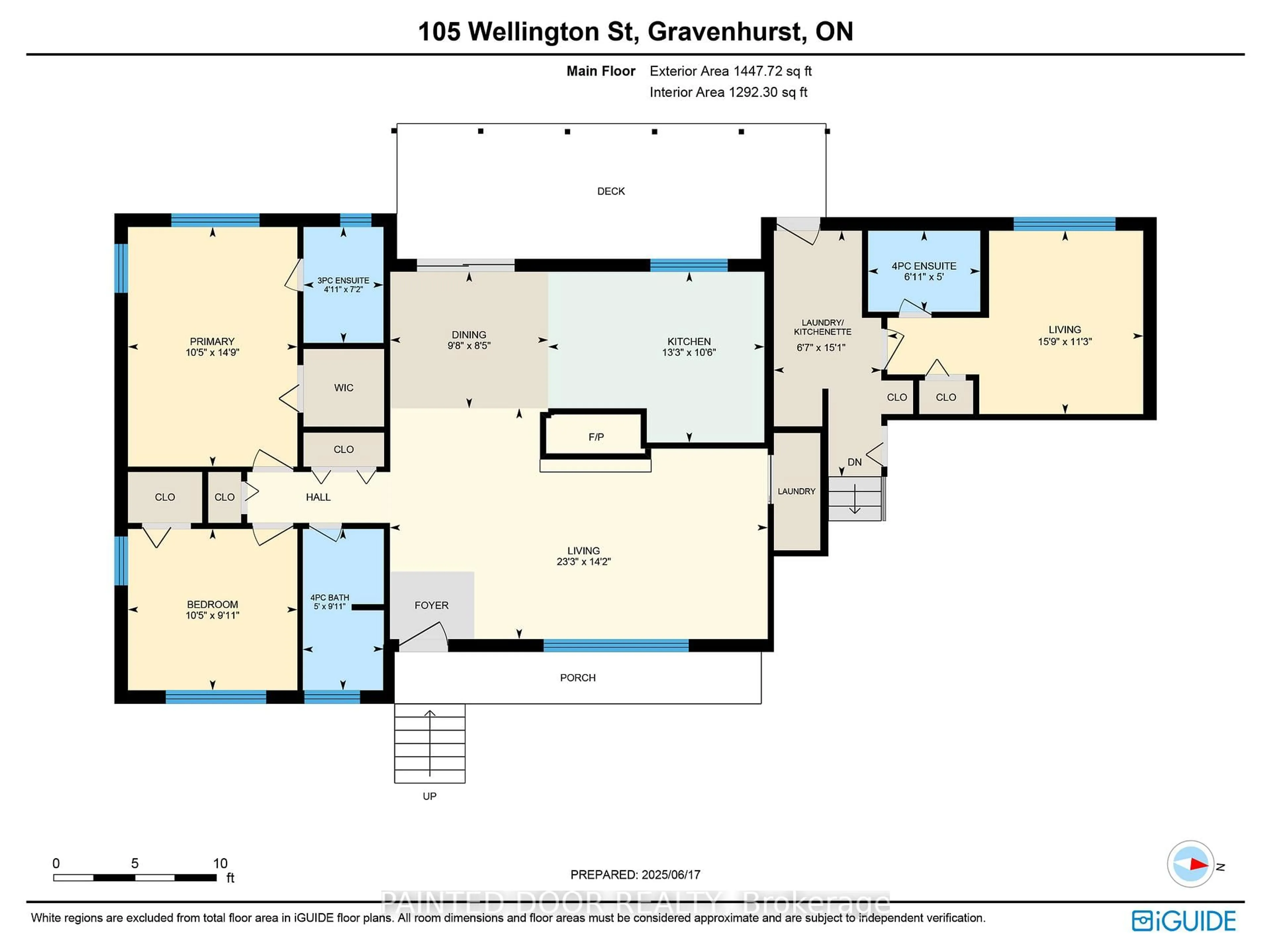 Floor plan for 105 Wellington St, Gravenhurst Ontario P1P 1B2