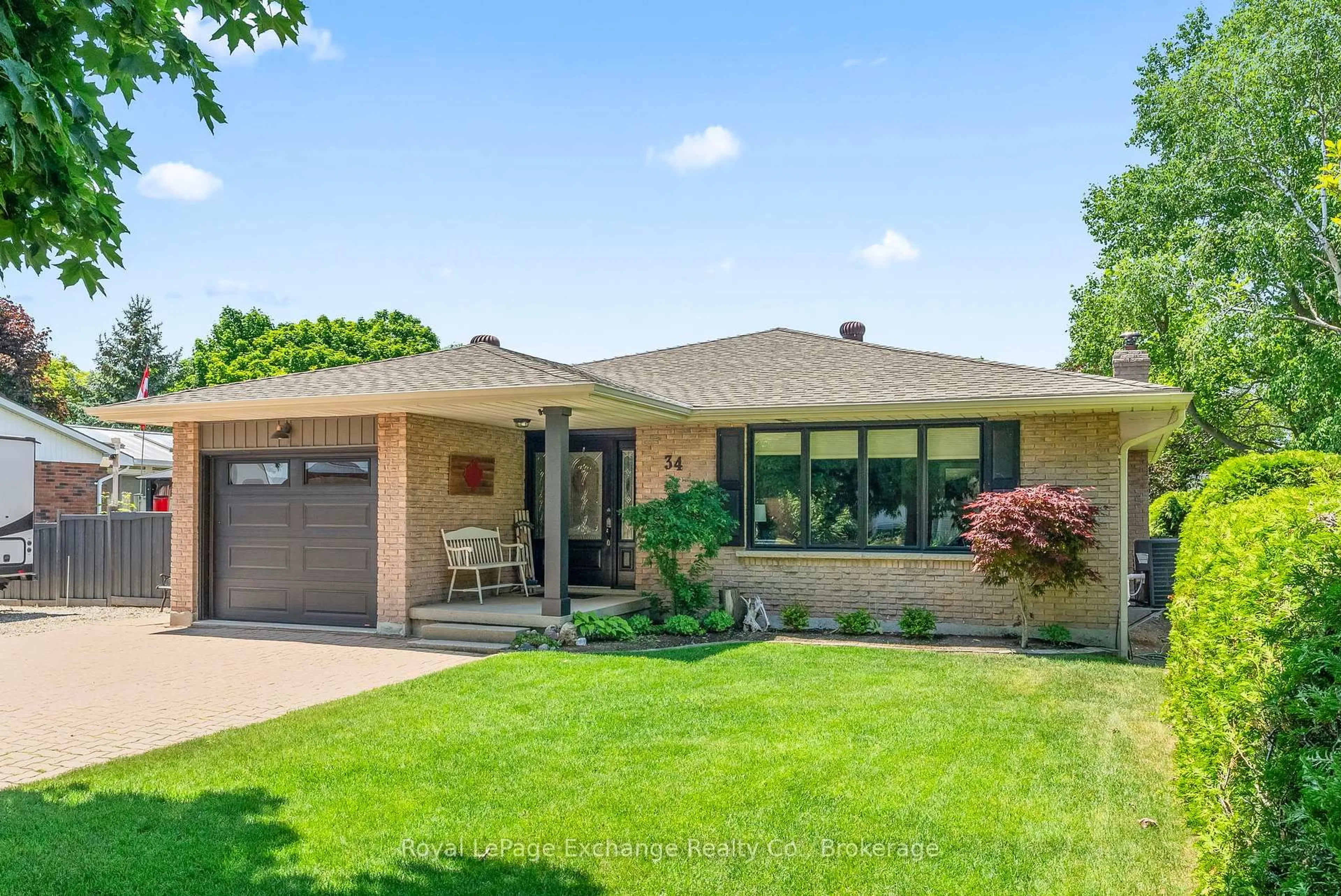 Home with brick exterior material, street for 34 Anne Marie Cres, Huron-Kinloss Ontario N2Z 2M8