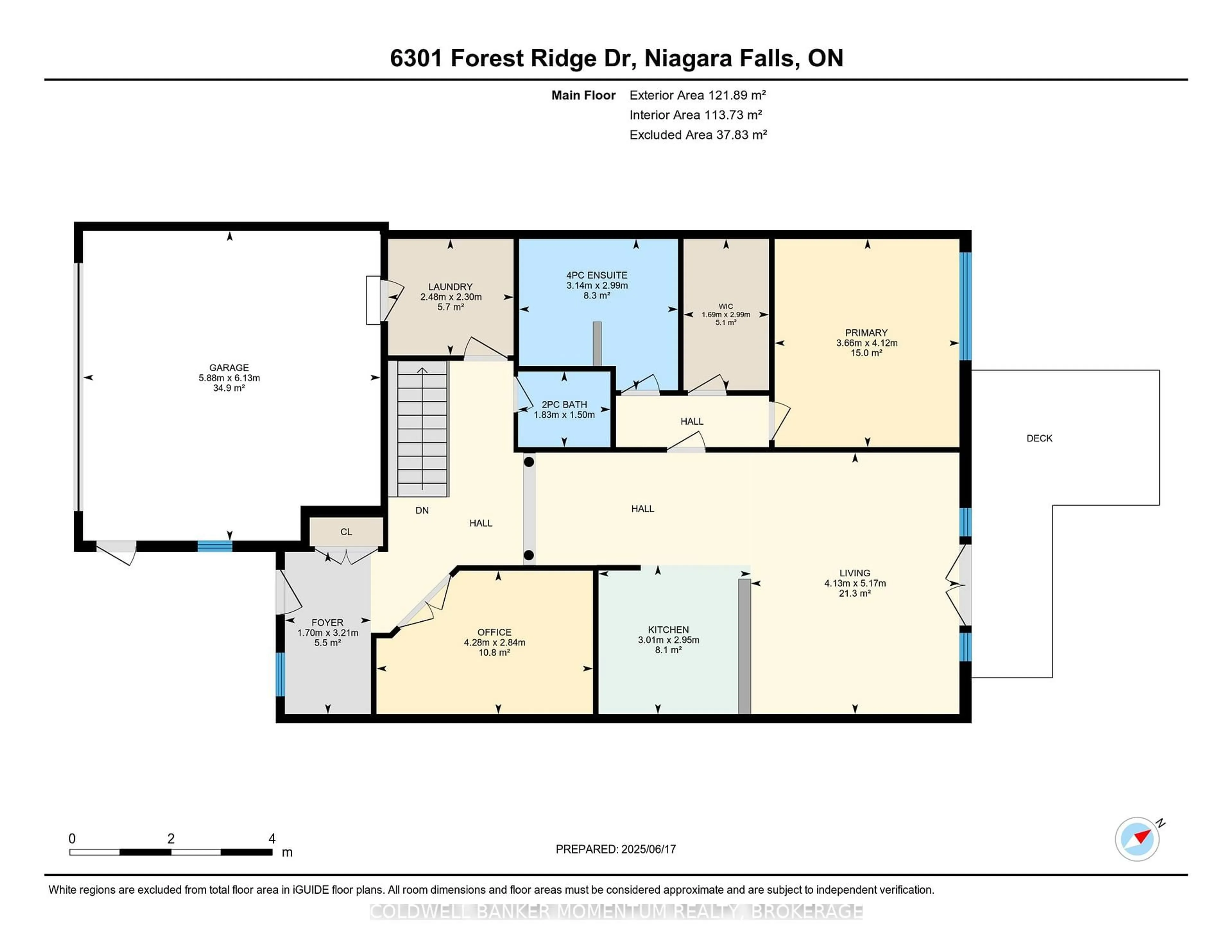 Floor plan for 6301 Forest Ridge Dr, Niagara Falls Ontario L2J 4K2