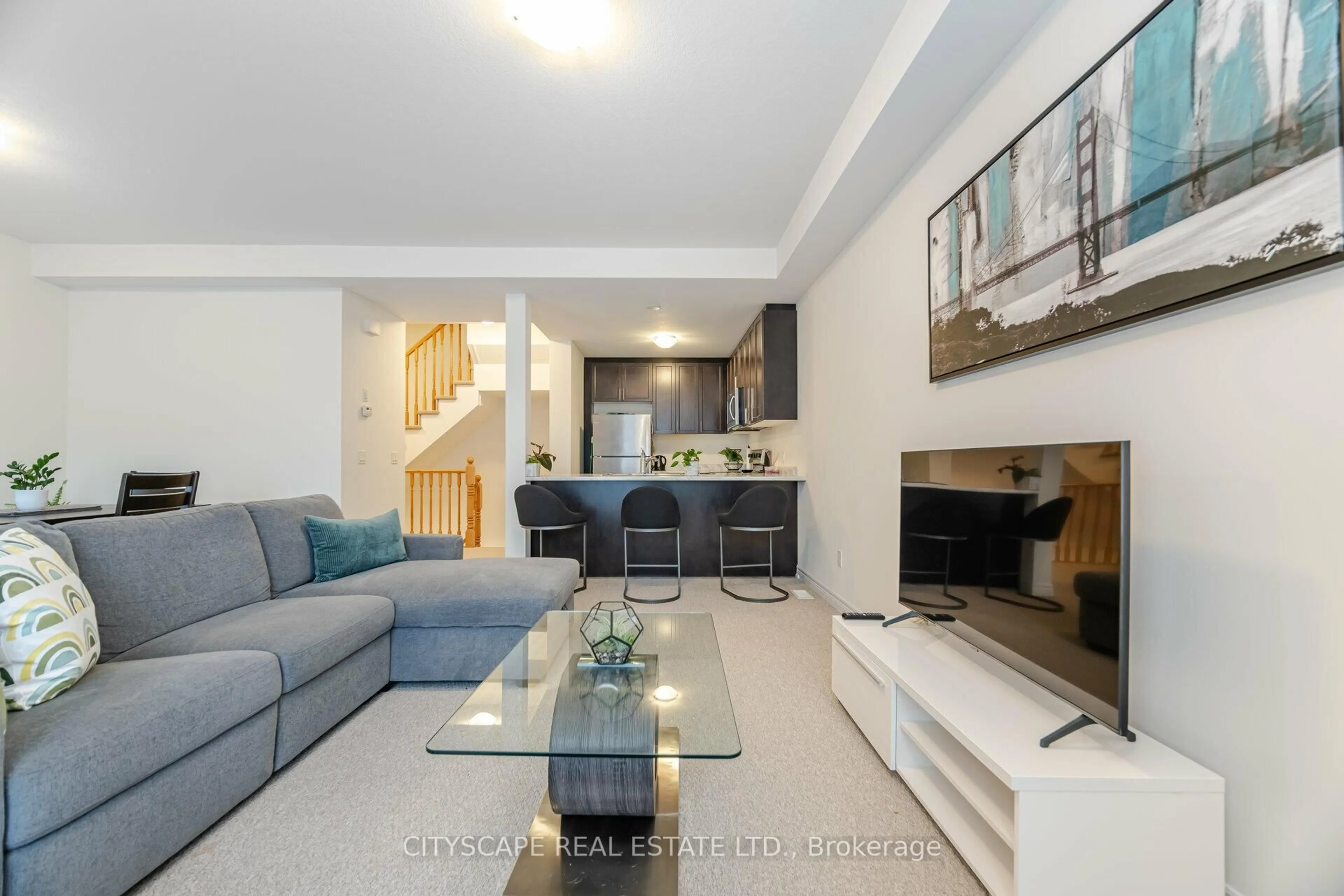 Living room with furniture, unknown for 77 Diana Ave #168, Brantford Ontario N3T 0R6
