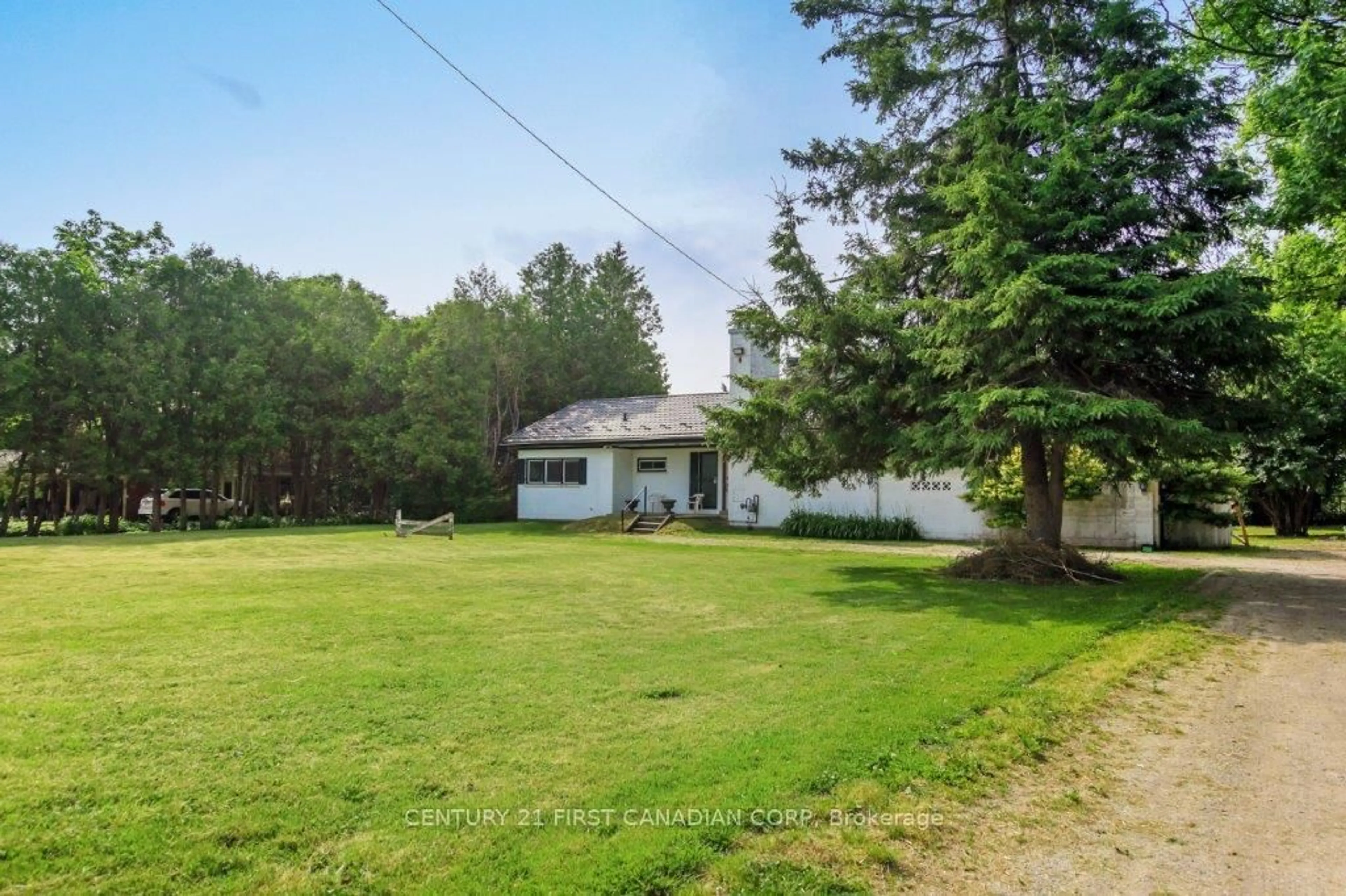 A pic from outside/outdoor area/front of a property/back of a property/a pic from drone, unknown for 14619 Medway Rd, Middlesex Centre Ontario N0M 1C0