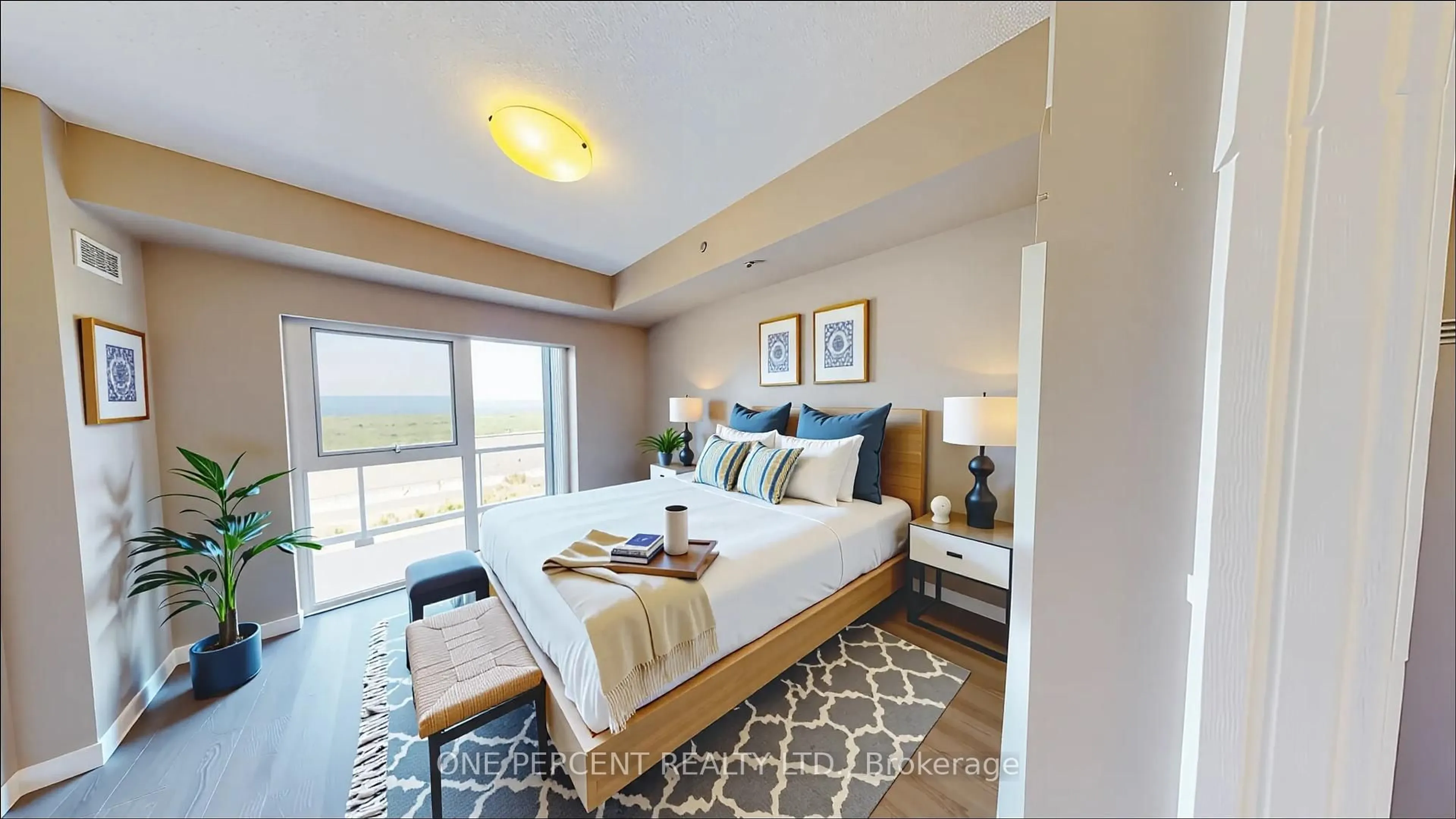 Bedroom with bed, unknown for 560 North Service Rd #605, Grimsby Ontario L3M 0G3