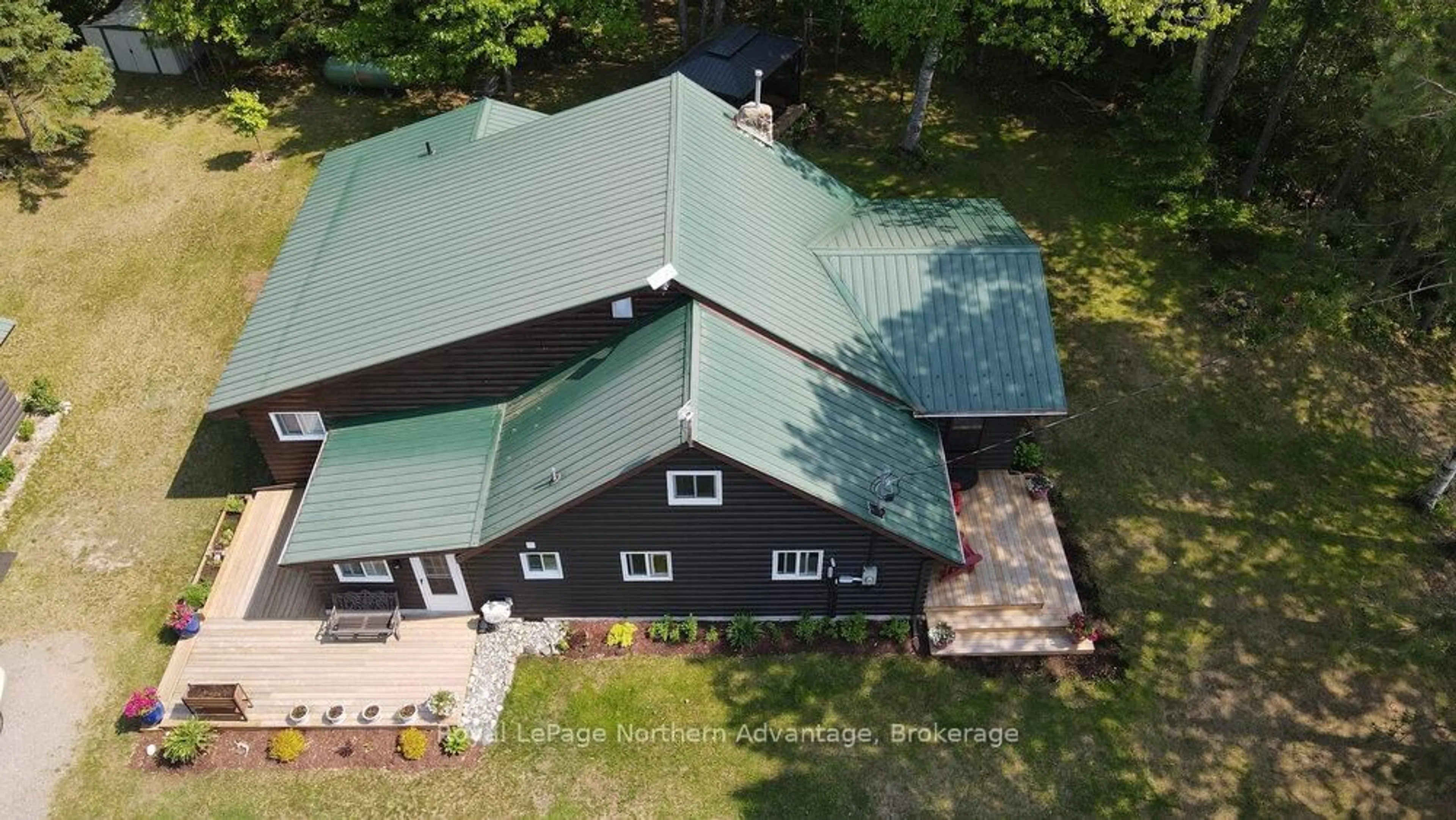 A pic from outside/outdoor area/front of a property/back of a property/a pic from drone, building for 10366 Highway 17, Sault Ste Marie Ontario P0S 1A0