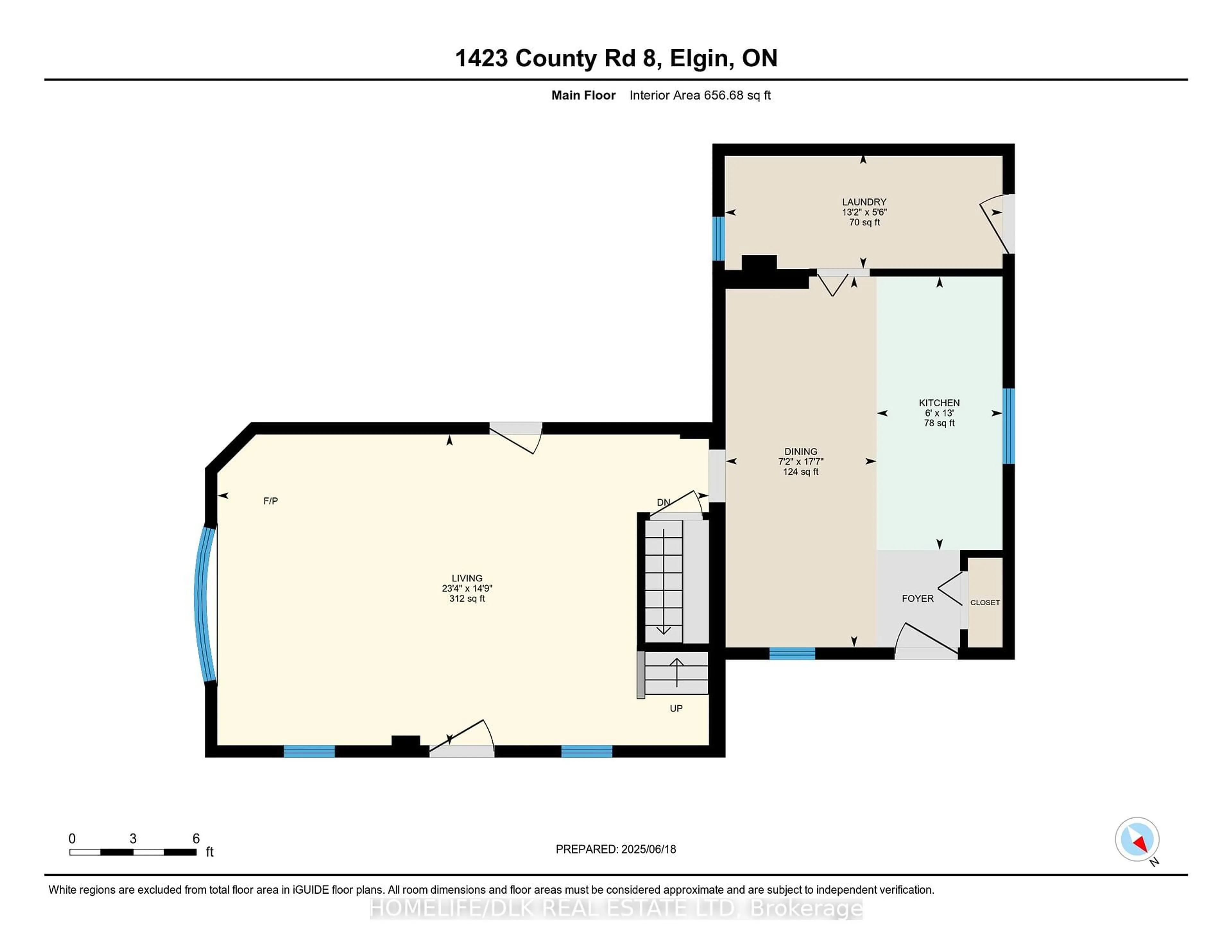Floor plan for 1423 County Rd 8 Rd, Rideau Lakes Ontario K0G 1E0