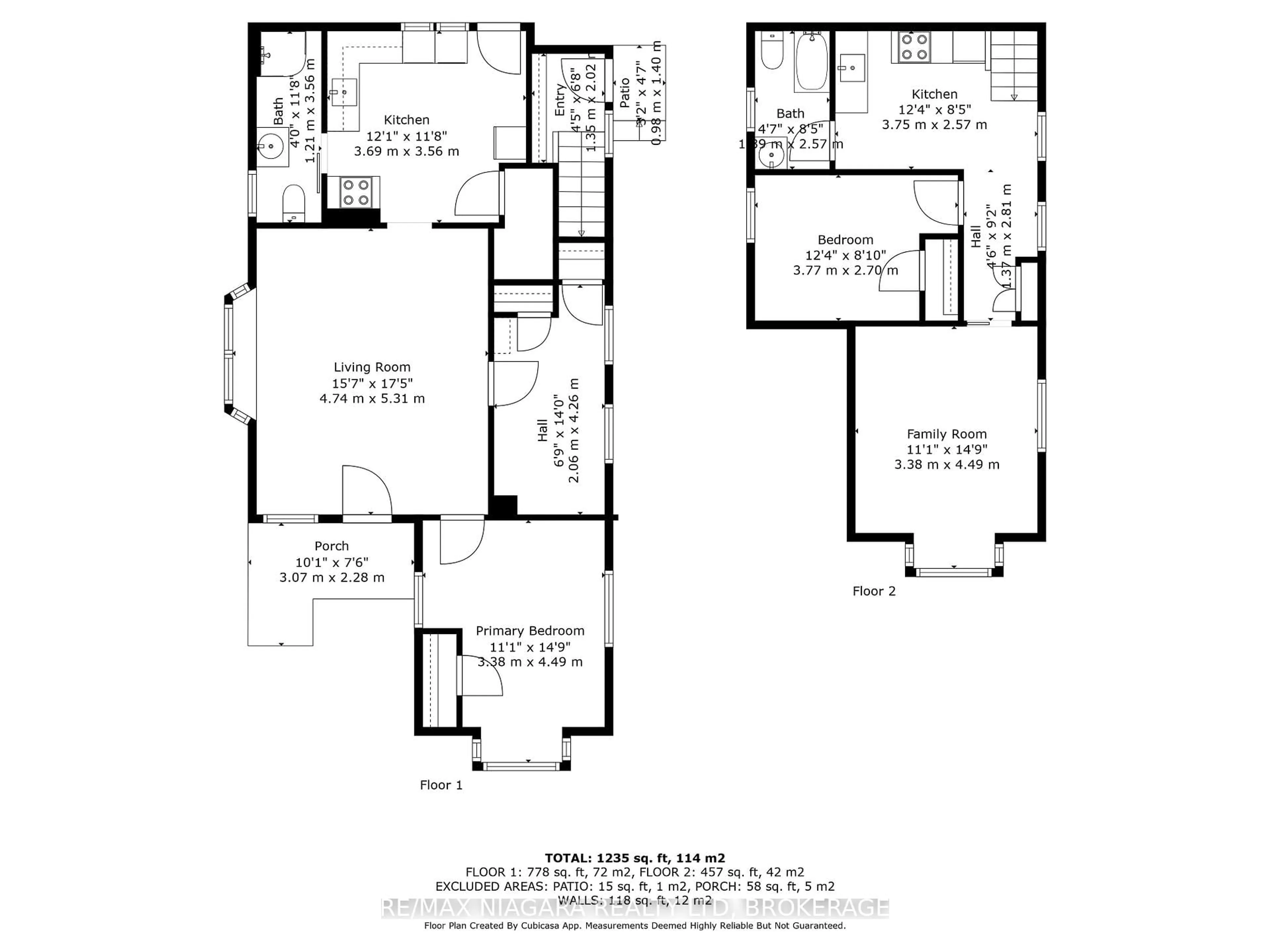 Floor plan for 40 Dacotah St, St. Catharines Ontario L2R 1Z7