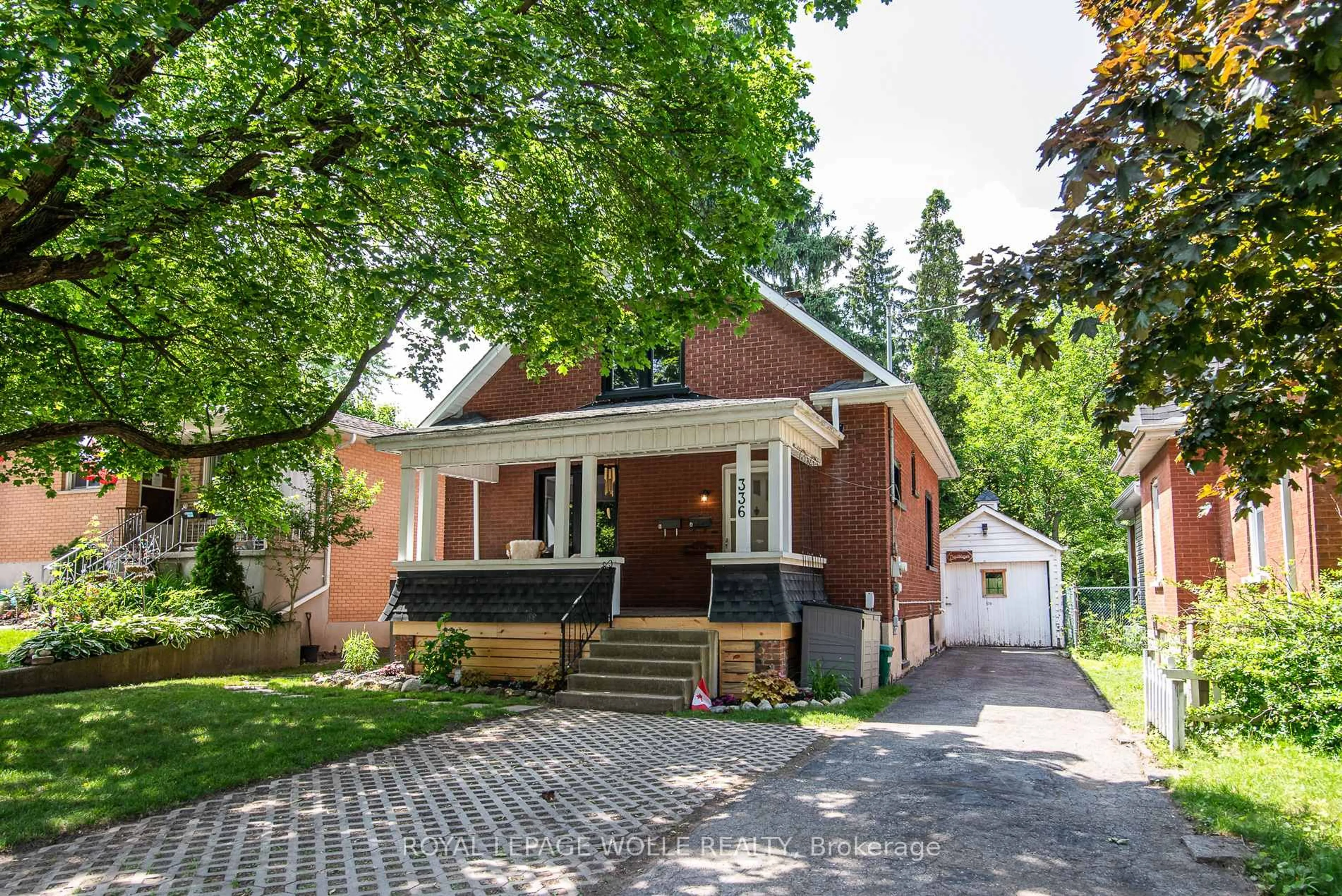 Home with brick exterior material, street for 336 Waterloo St, Cambridge Ontario N3H 1N8