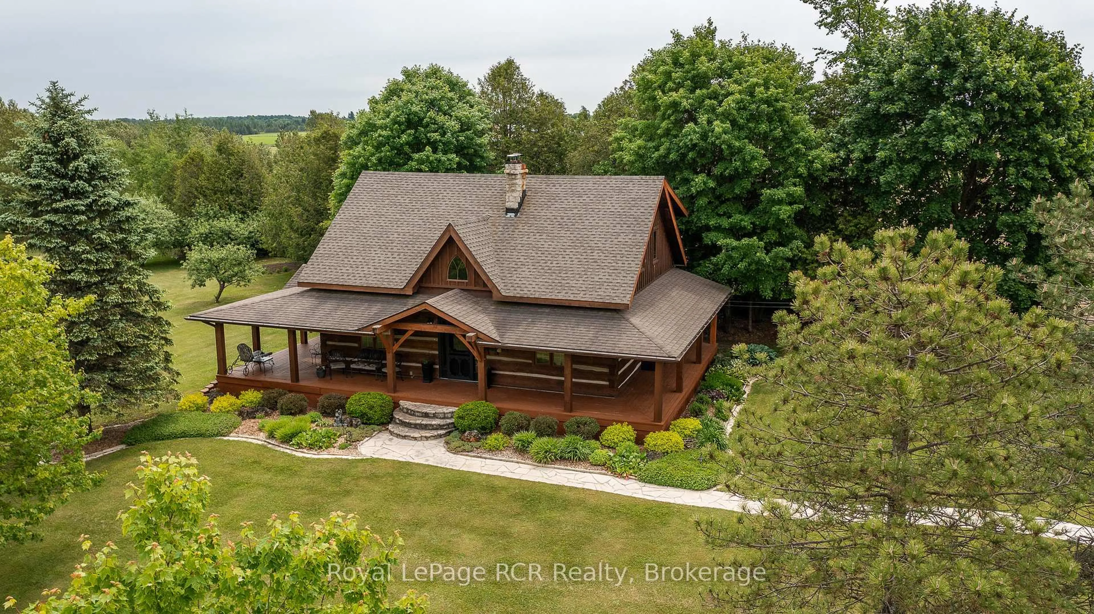 A pic from outside/outdoor area/front of a property/back of a property/a pic from drone, water/lake/river/ocean view for 552691 Grey Rd 23, Southgate Ontario N0G 2A0