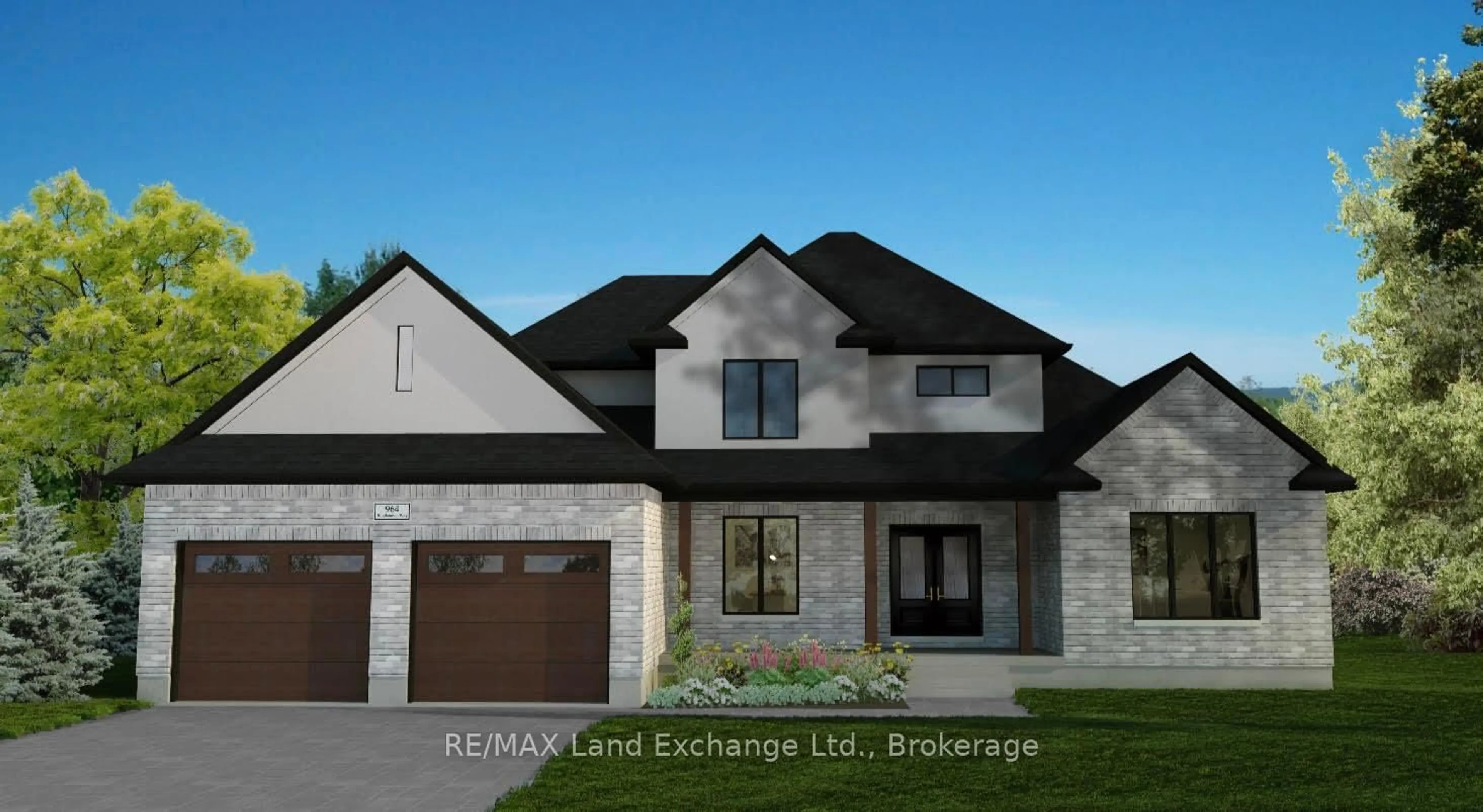 Home with brick exterior material, building for 964 Bogdanovic Way, Huron-Kinloss Ontario N2Z 0H4