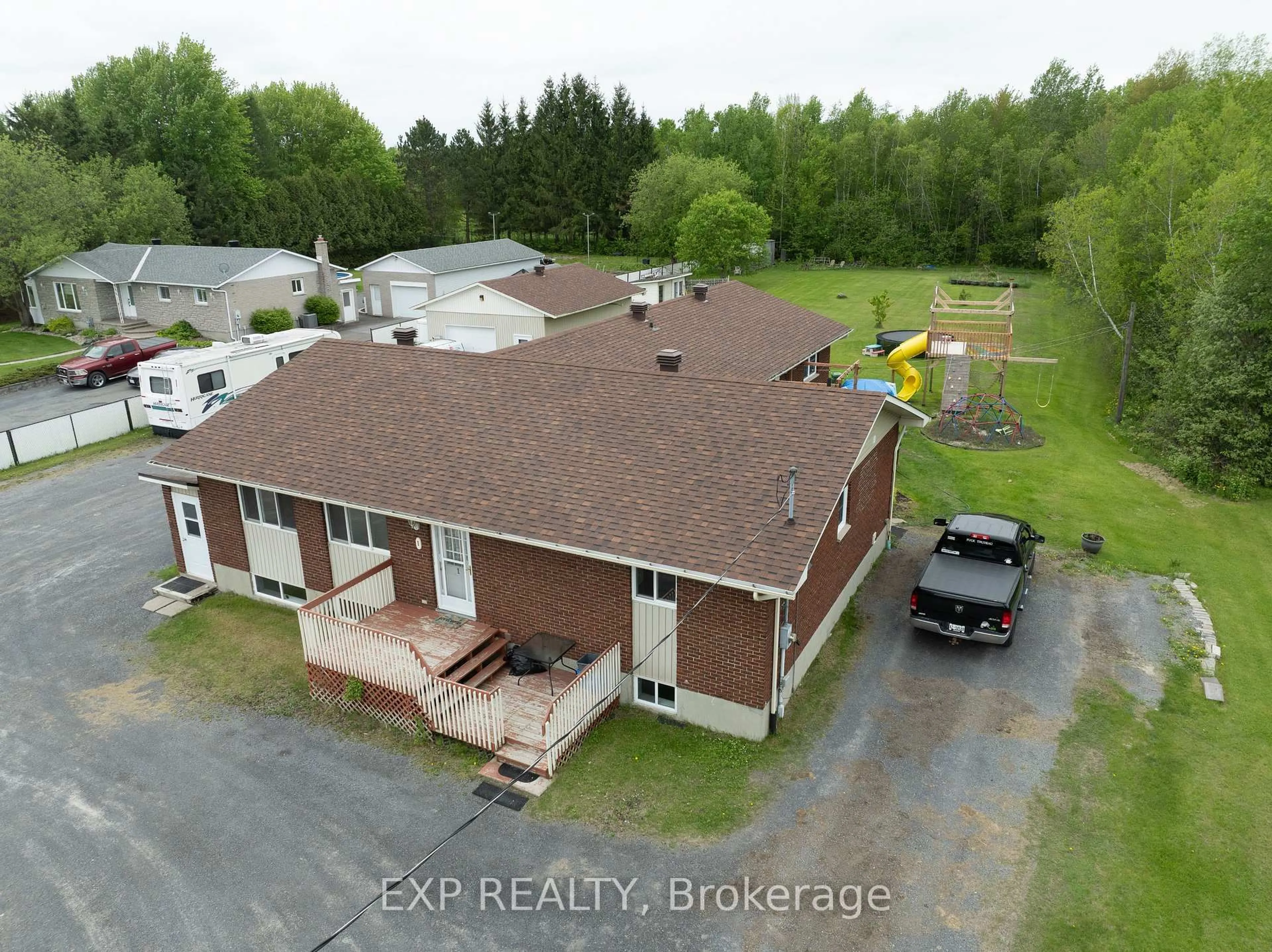 A pic from outside/outdoor area/front of a property/back of a property/a pic from drone, building for 384 Limoges Rd, The Nation Ontario K0A 2M0