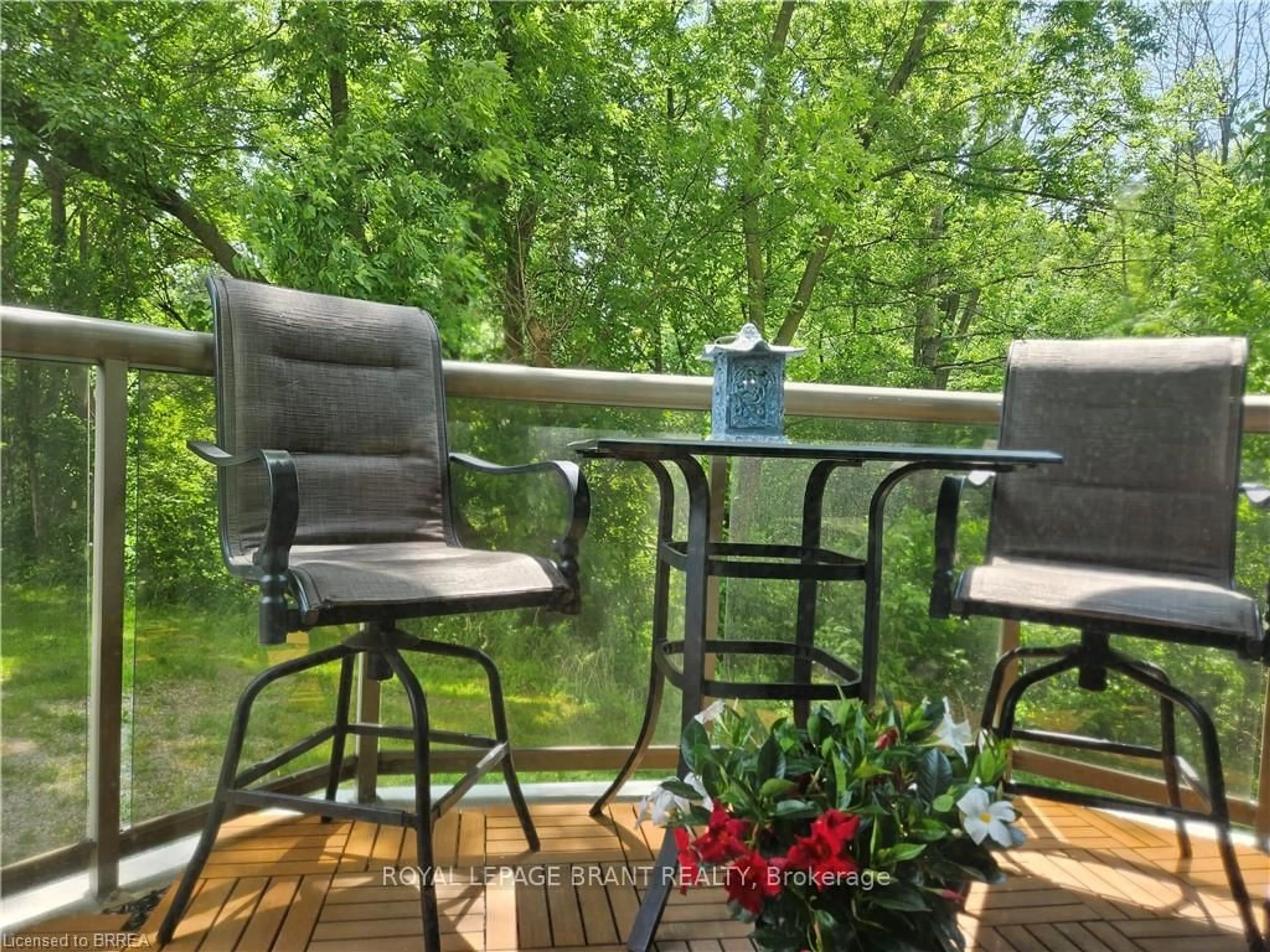 Patio, water/lake/river/ocean view for 255 Keats Way #104, Waterloo Ontario N2L 6N6