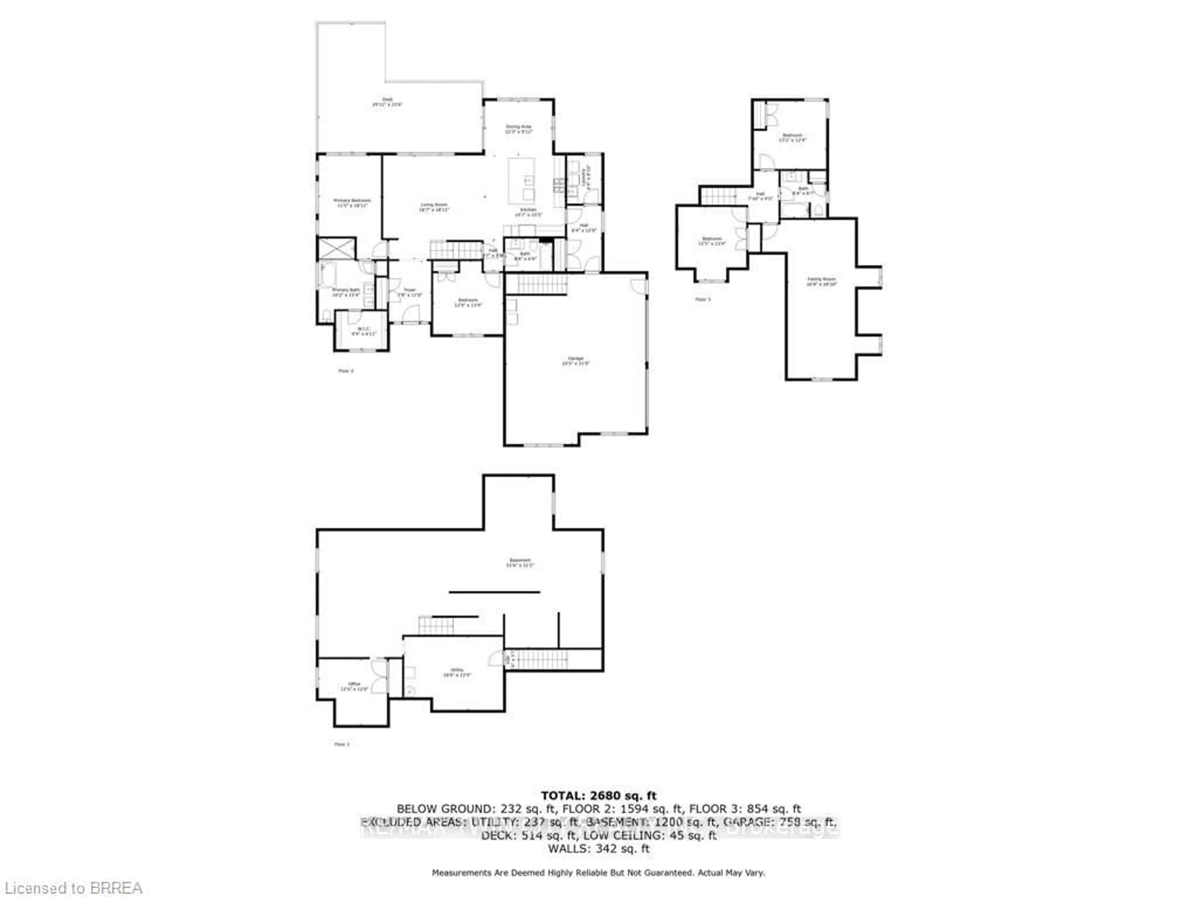 Floor plan for 61 Hammond Rd, Brantford Ontario N3T 5L4