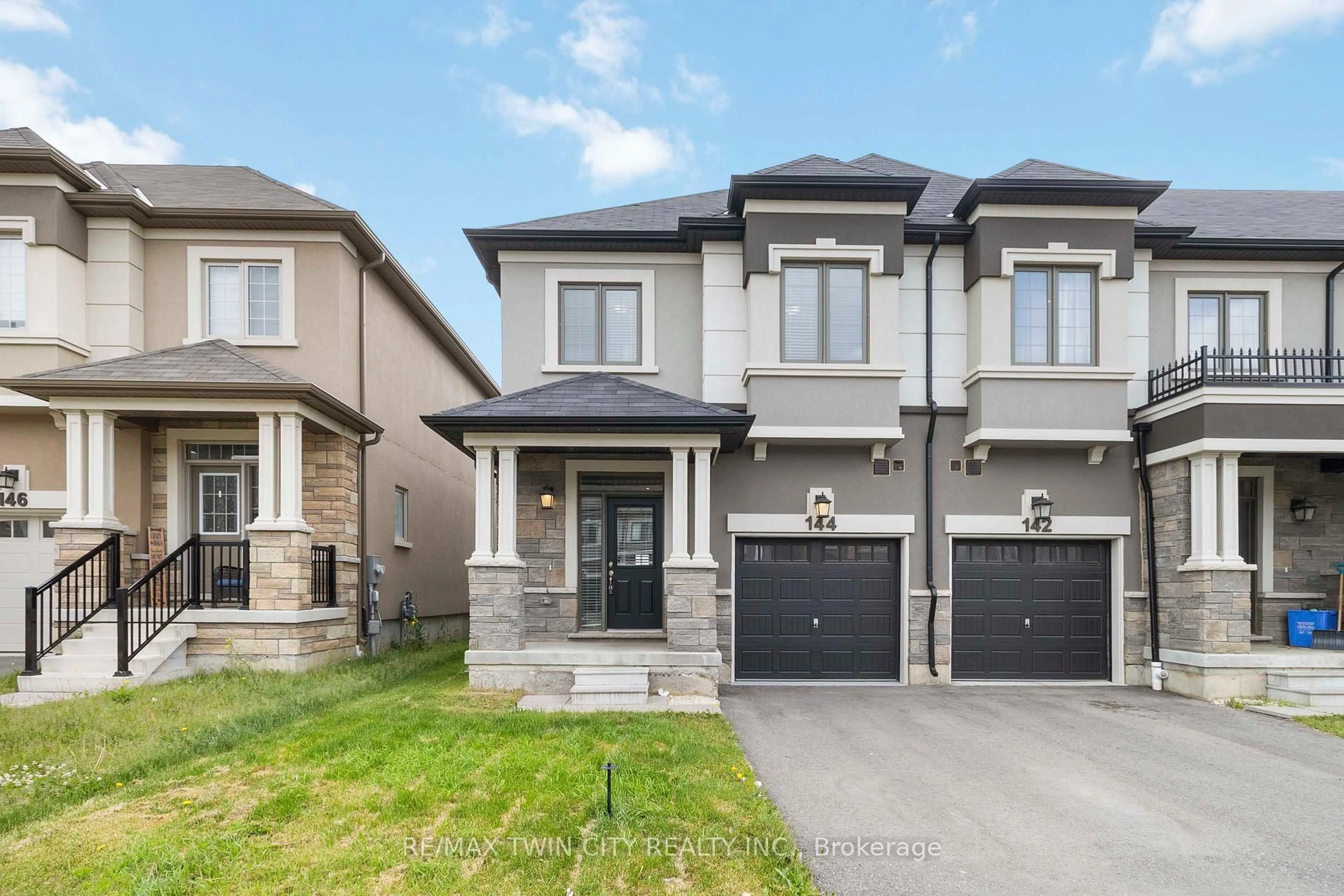 Home with brick exterior material, street for 144 Flagg Ave, Brant Ontario N3L 0J8