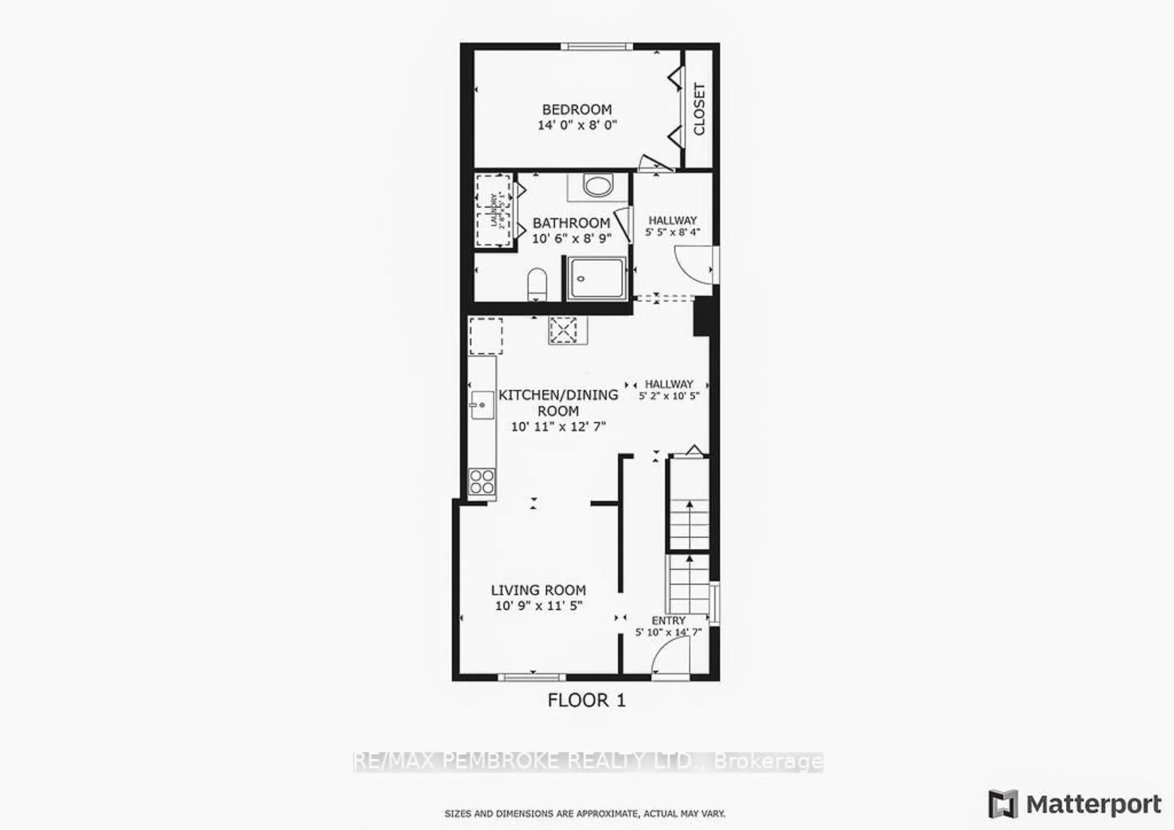 Floor plan for 386 Murray St, Pembroke Ontario K8A 4P4