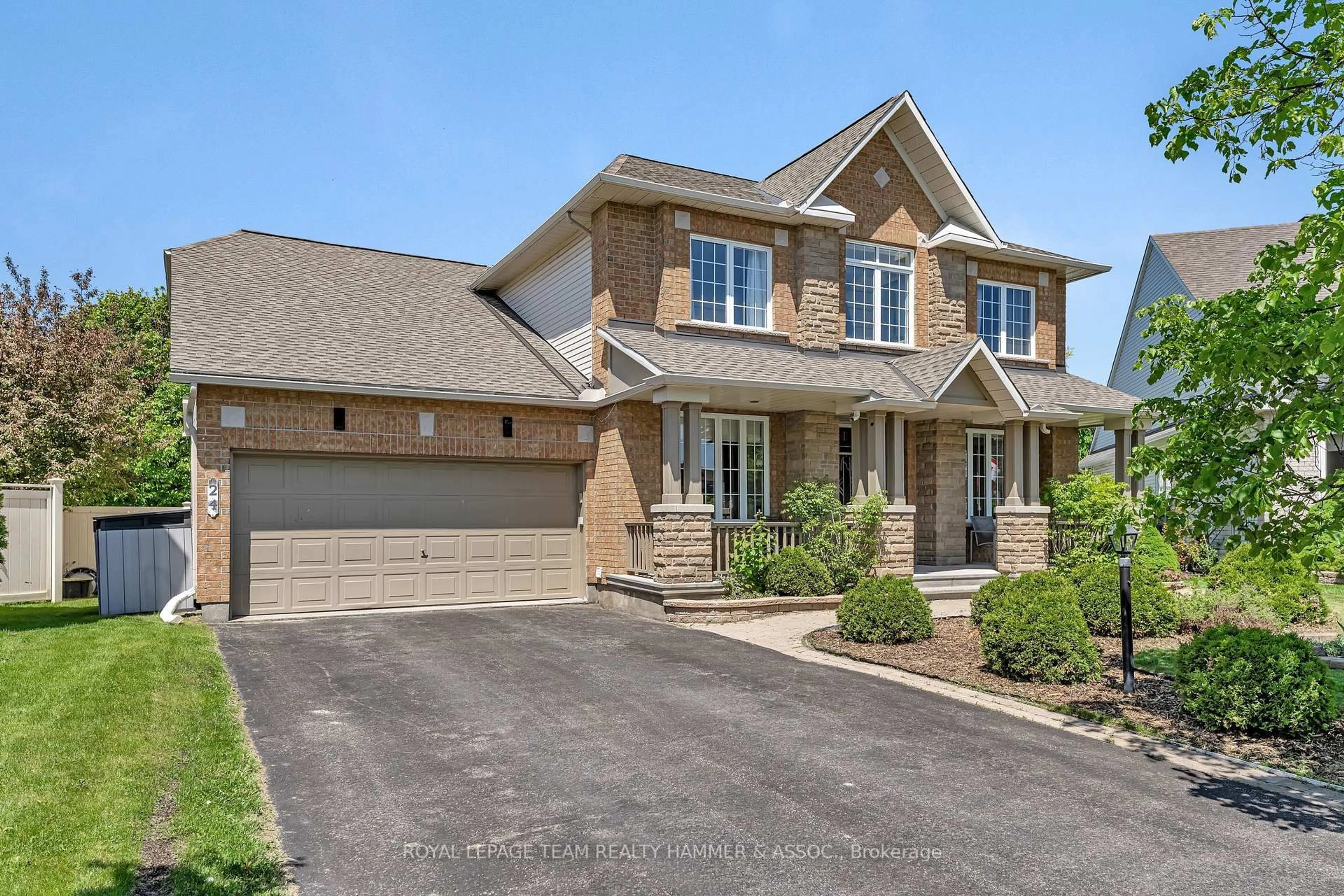 Home with brick exterior material, street for 24 Tierney Dr, Ottawa Ontario K2J 4T3