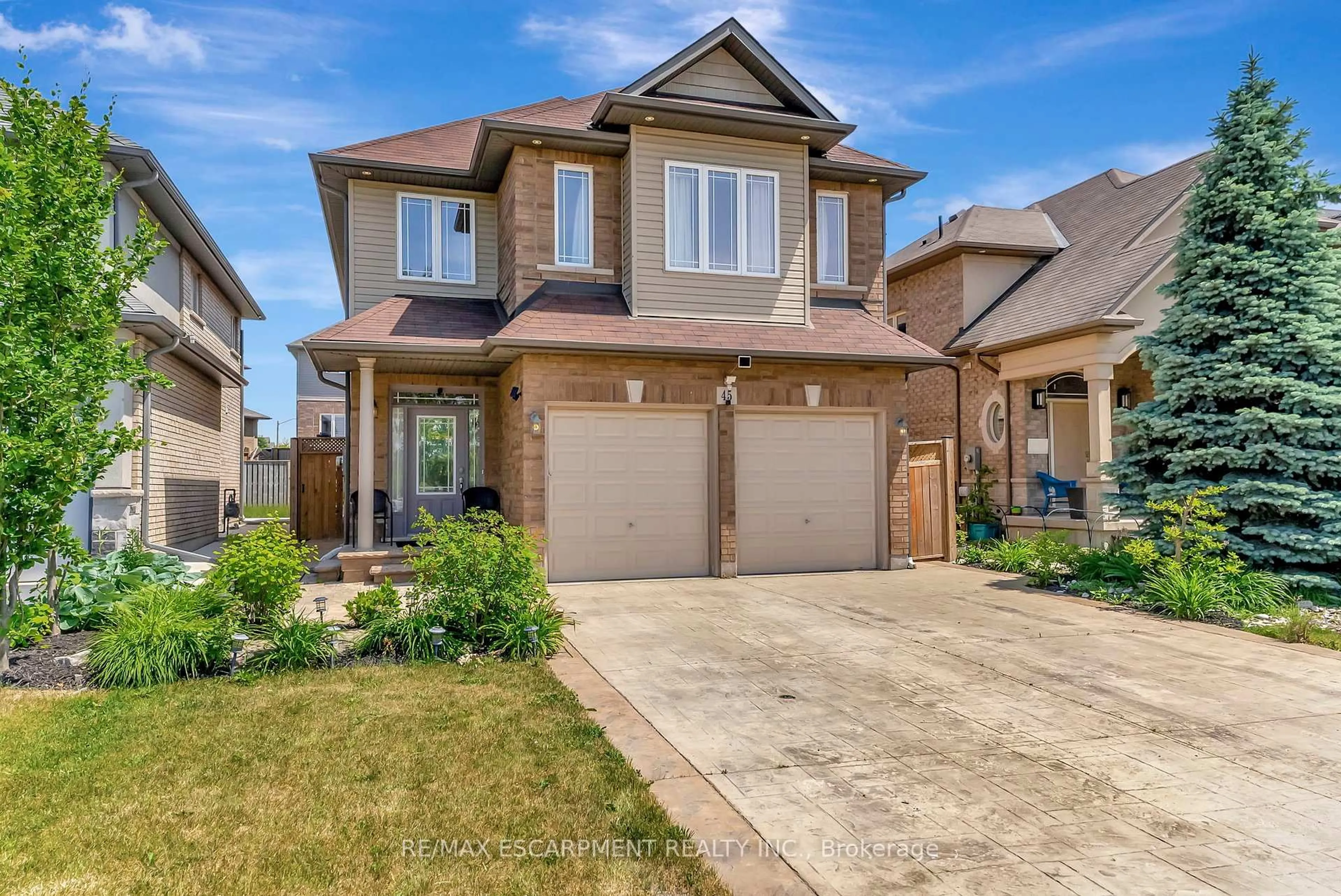 Home with brick exterior material, street for 45 Fletcher Rd, Hamilton Ontario L0R 1P0