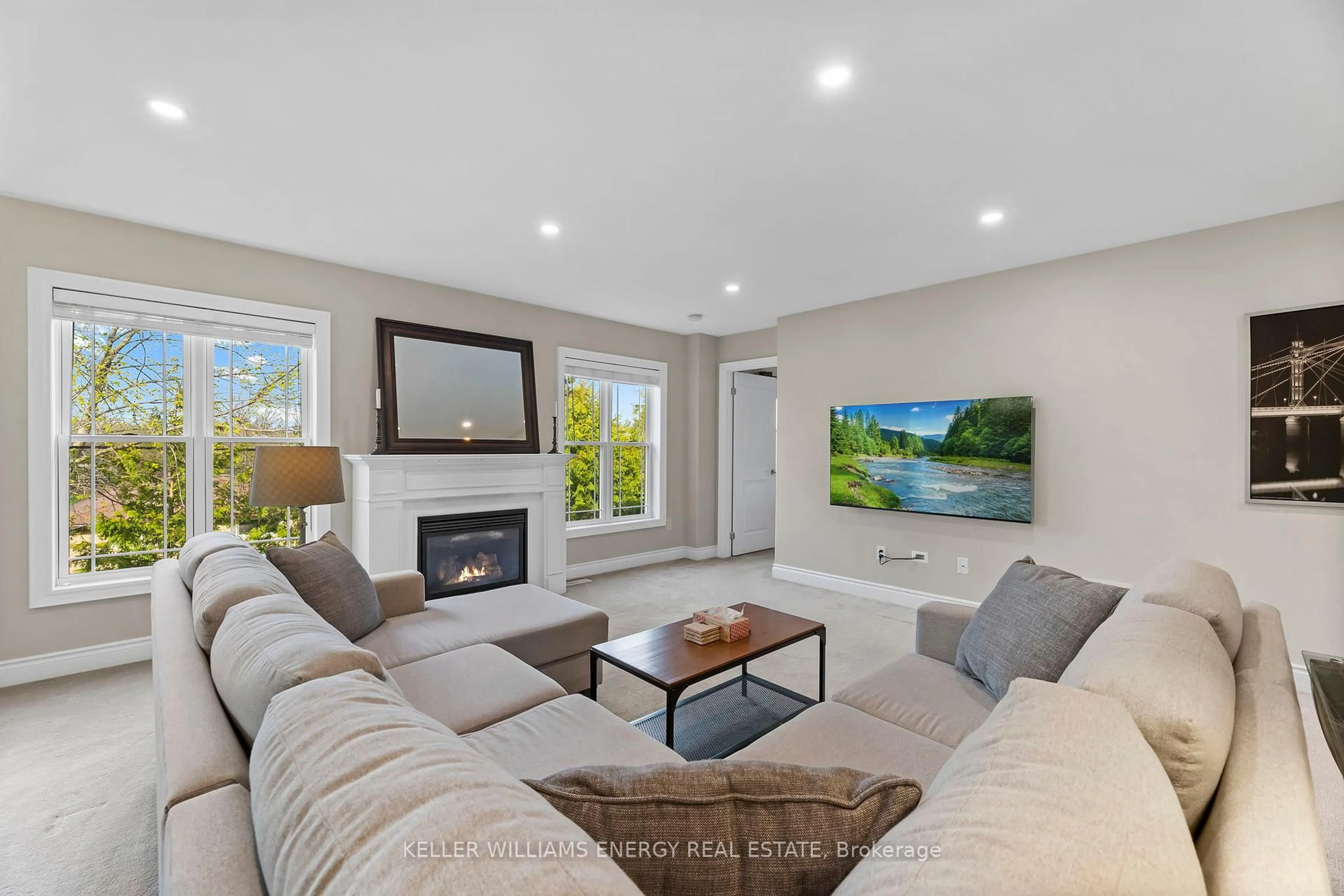 Living room with furniture, unknown for 104 Bowen Dr, Peterborough North Ontario K9H 0B8
