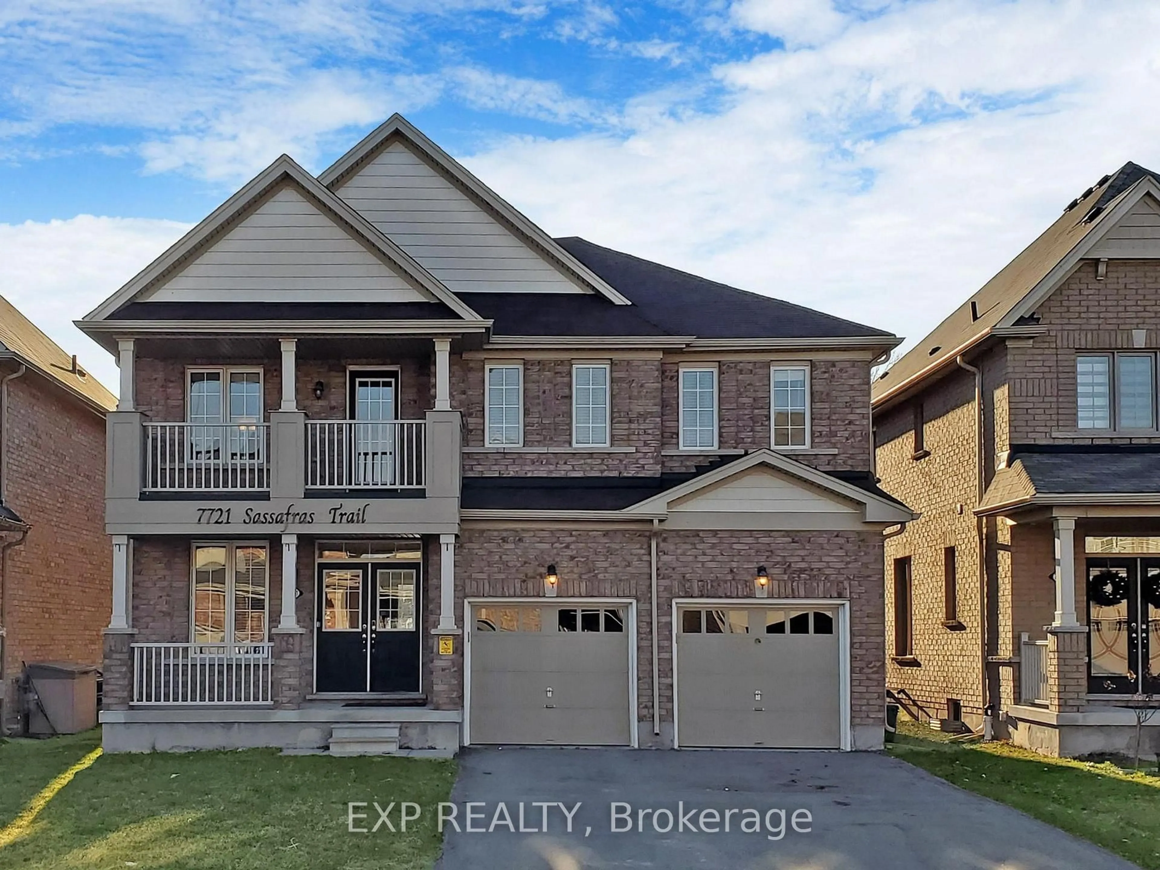 Home with brick exterior material, street for 7721 Sassafras Tr, Niagara Falls Ontario L2H 0N5